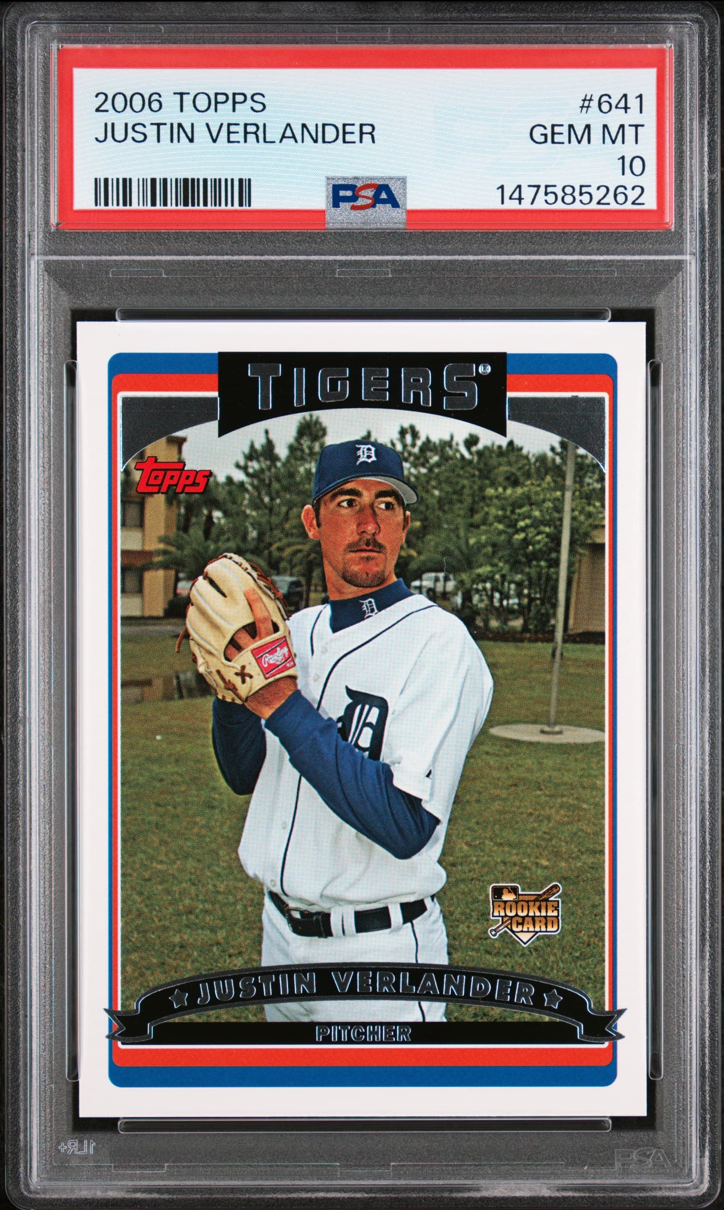 2006 TOPPS JUSTIN VERLANDER #641 GEM MT 10 147585262