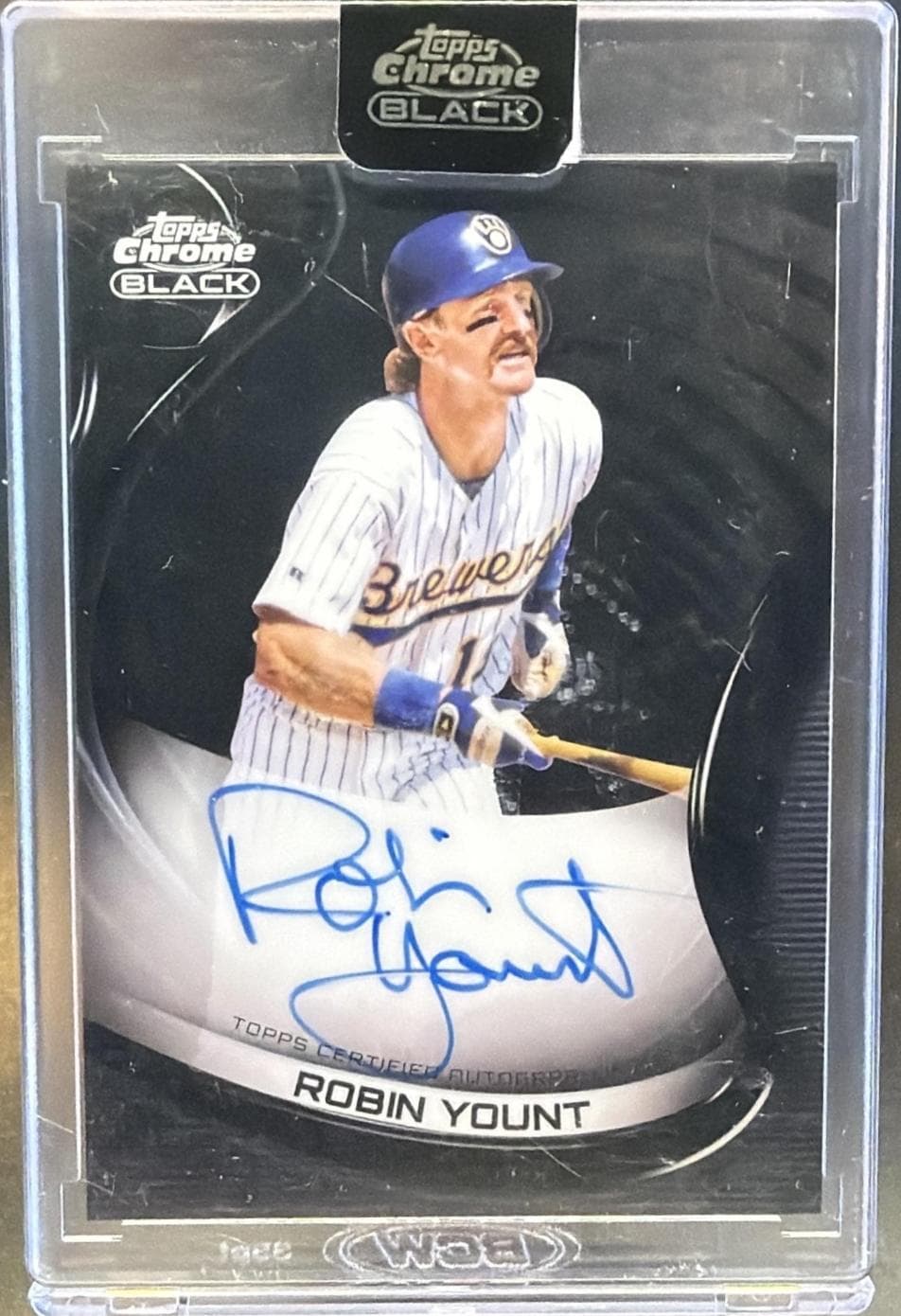 2022 Topps Chrome Black Robin Yount Auto #CBA-RY