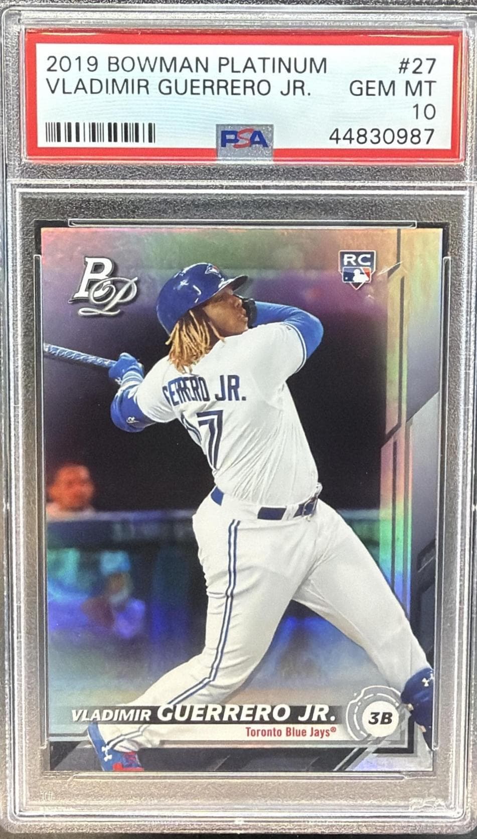 2019 BOWMAN PLATINUM VLADIMIR GUERRERO JR. #27 GEM MT 10 44830987