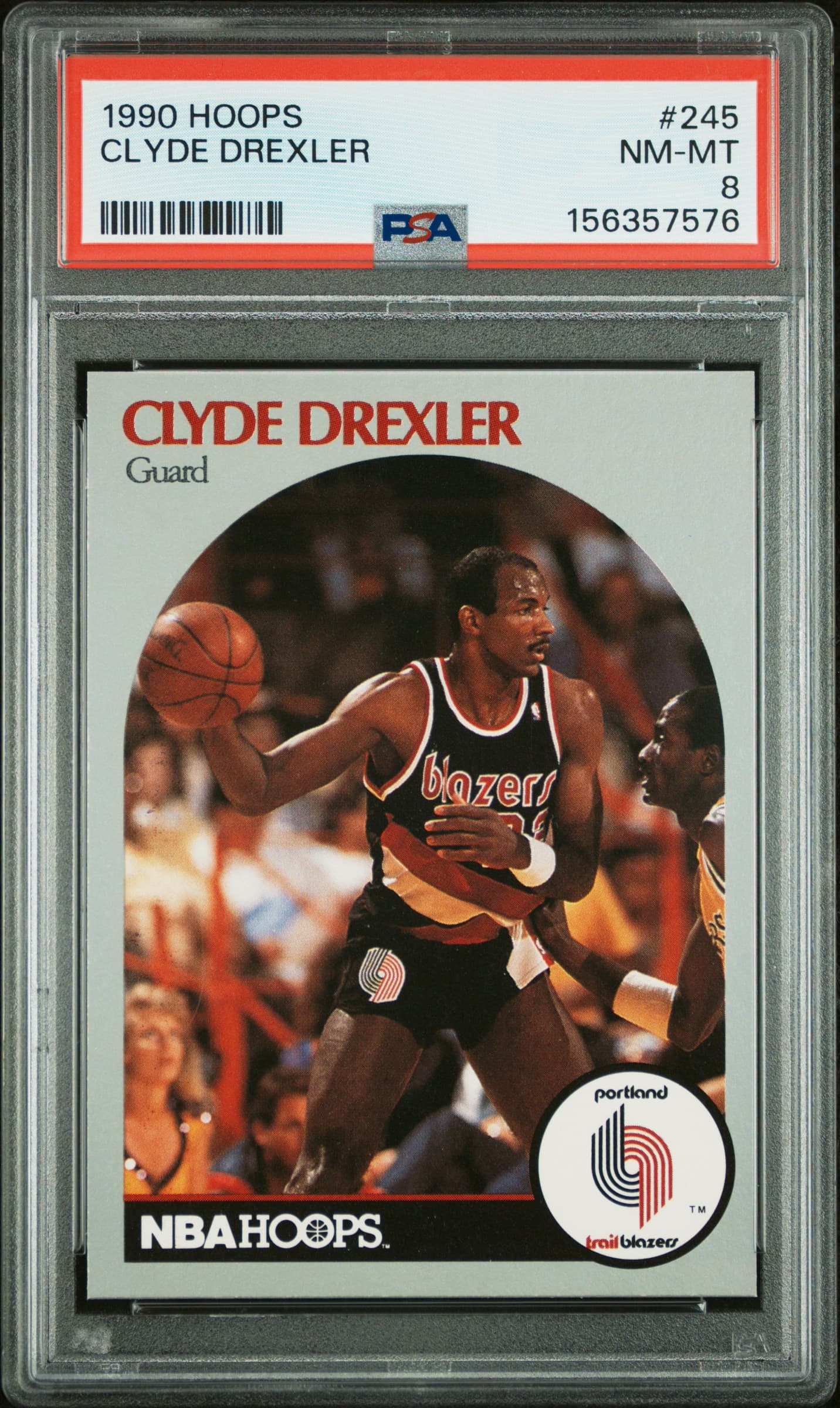 1990 HOOPS CLYDE DREXLER #245 NM-MT 8 156357576