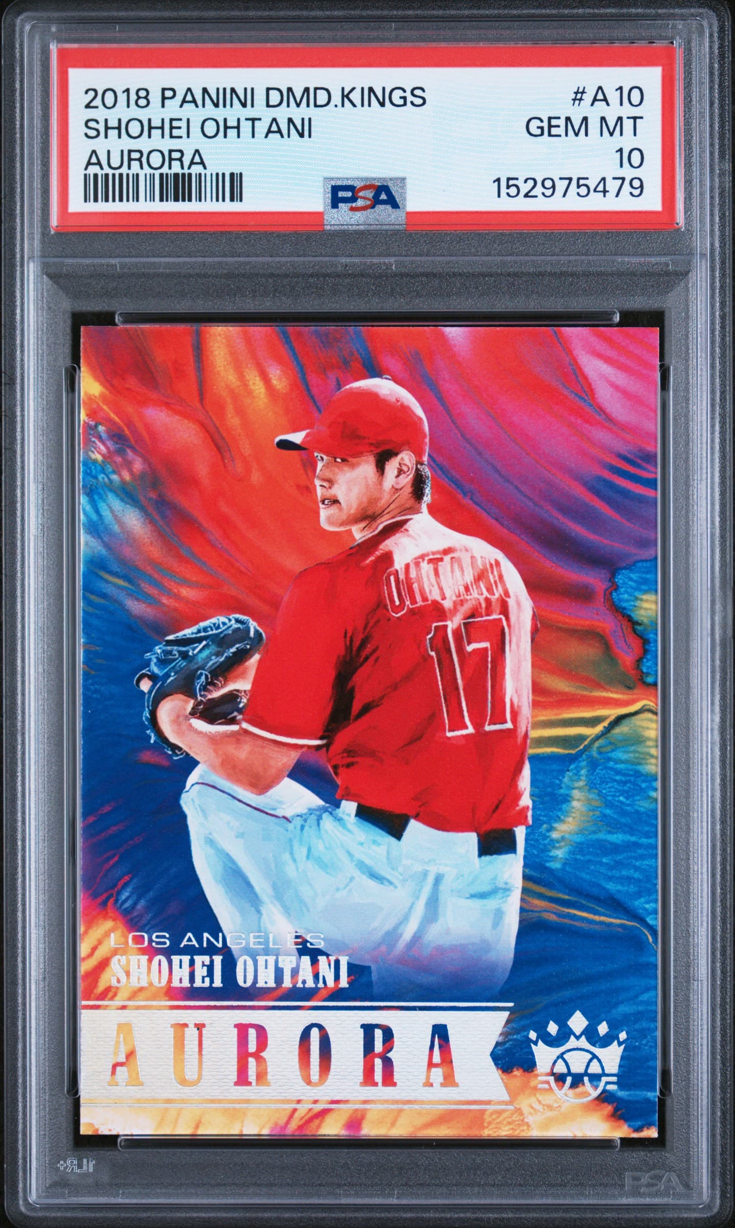2018 PANINI DIAMOND KINGS AURORA SHOHEI OHTANI #A10 AURORA GEM MT 10 152975479
