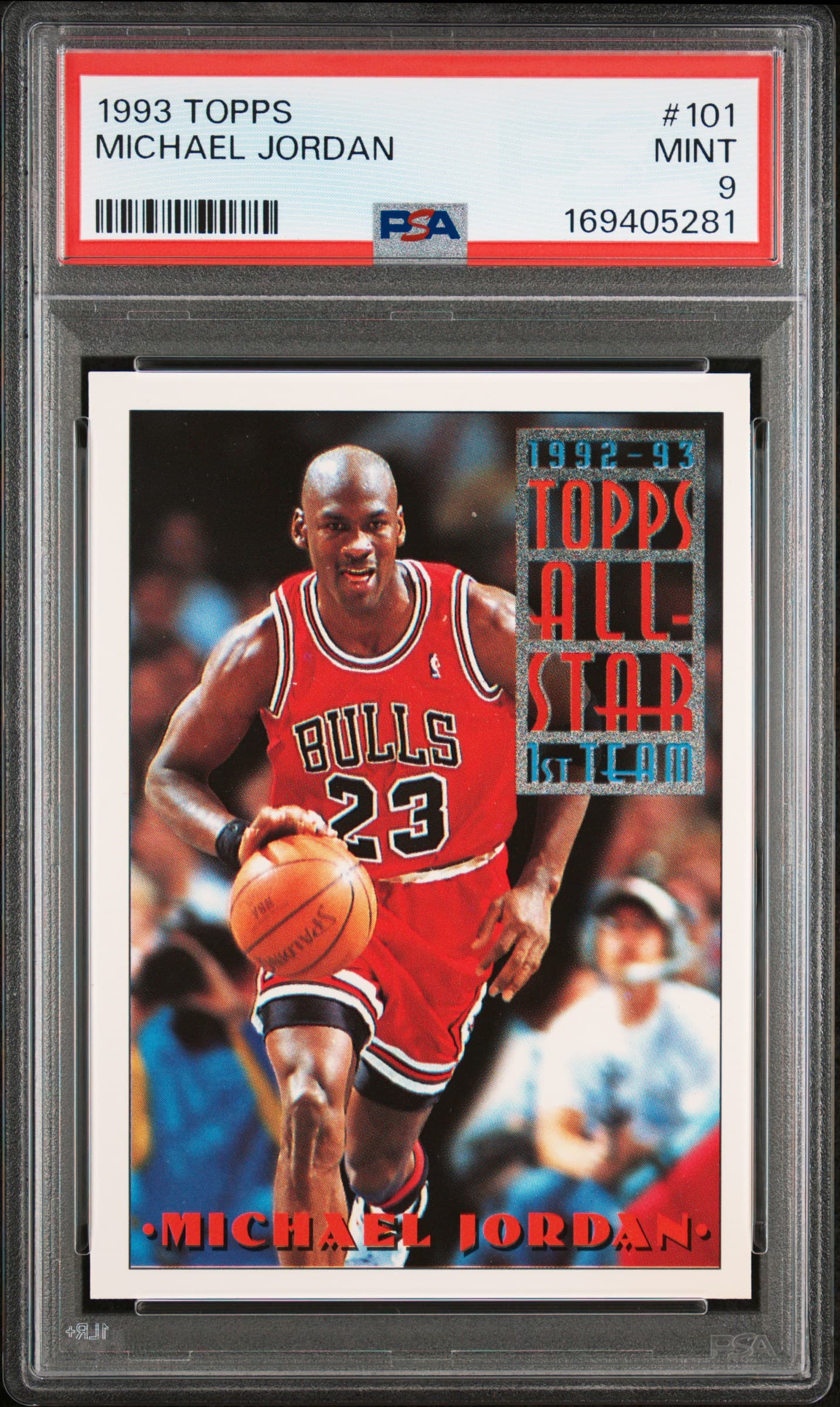 1993 TOPPS MICHAEL JORDAN #101 MINT 9 169405281