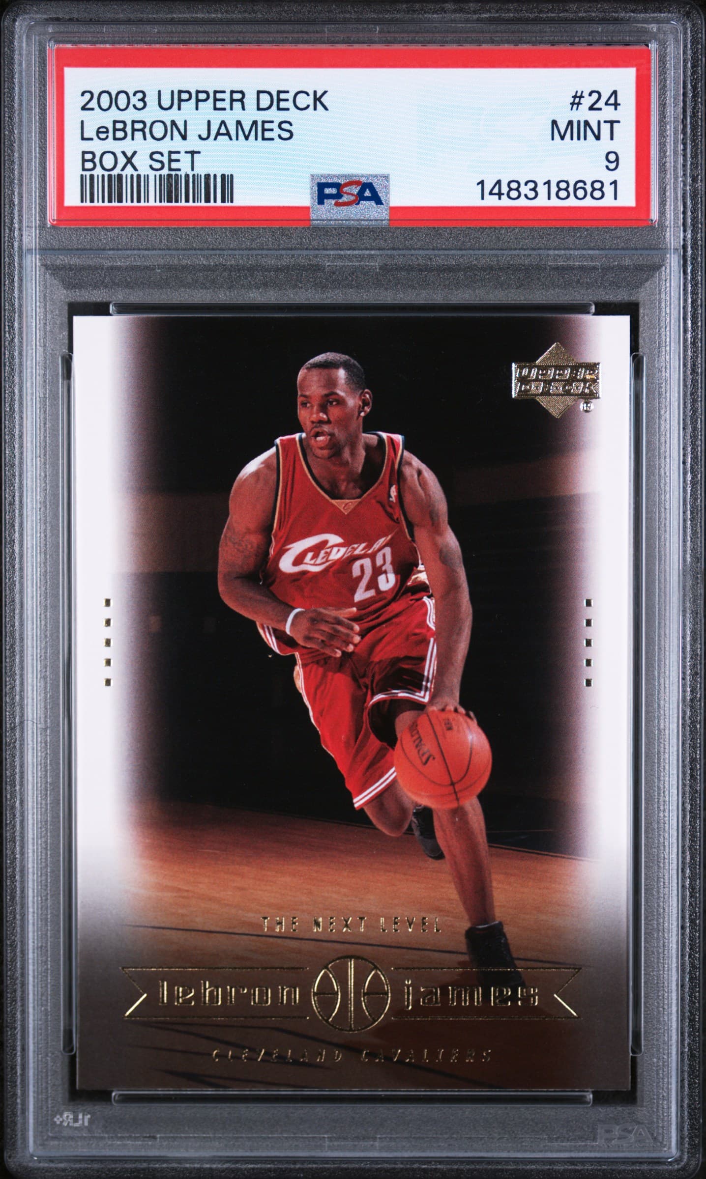 2003 UPPER DECK LEBRON JAMES BOX SET LeBRON JAMES #24 BOX SET MINT 9 148318681
