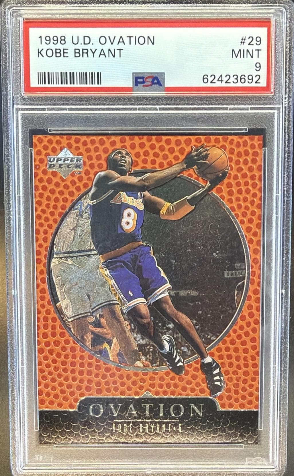 1998 UPPER DECK OVATION KOBE BRYANT #29 MINT 9 62423692