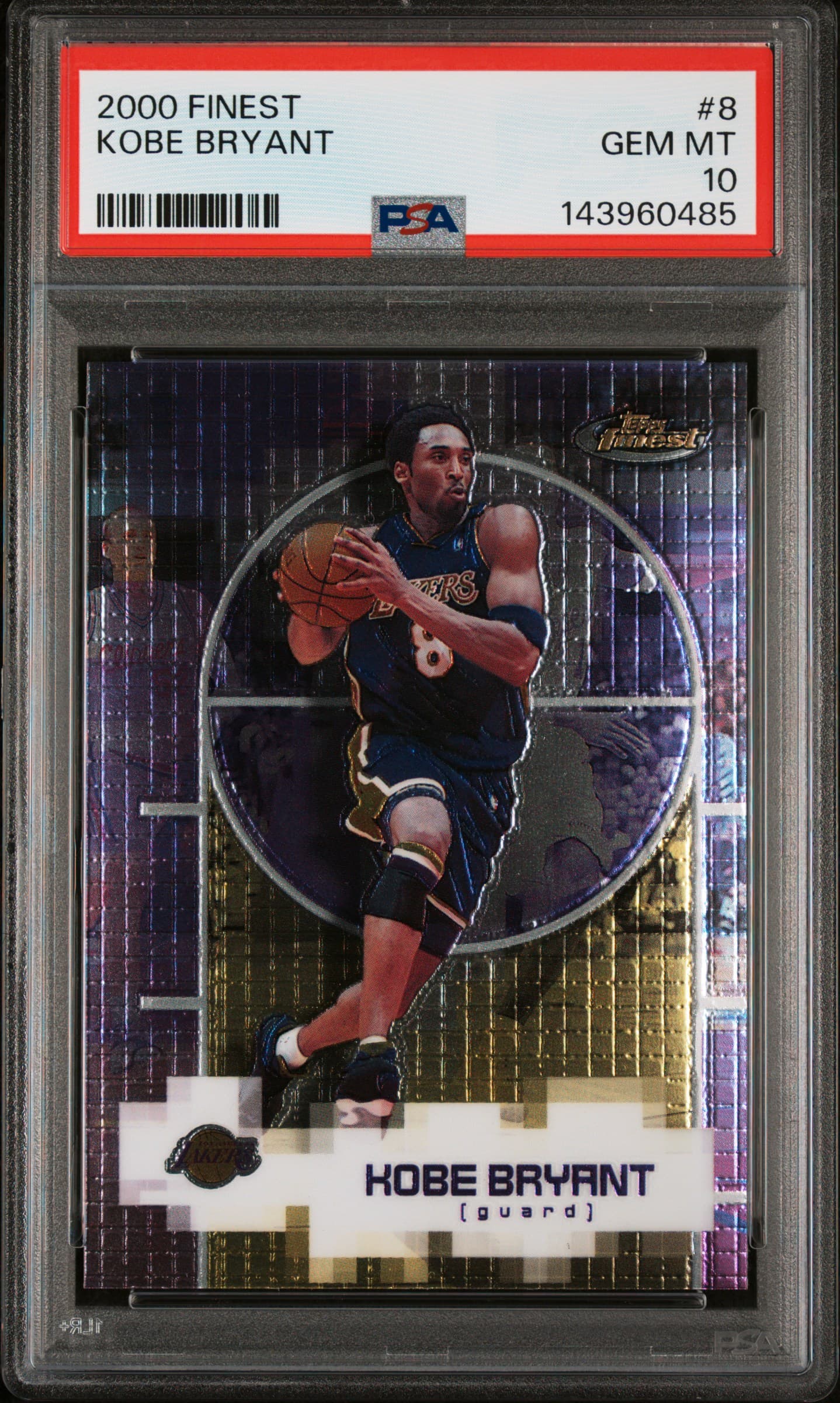 2000 FINEST KOBE BRYANT #8 GEM MT 10 143960485