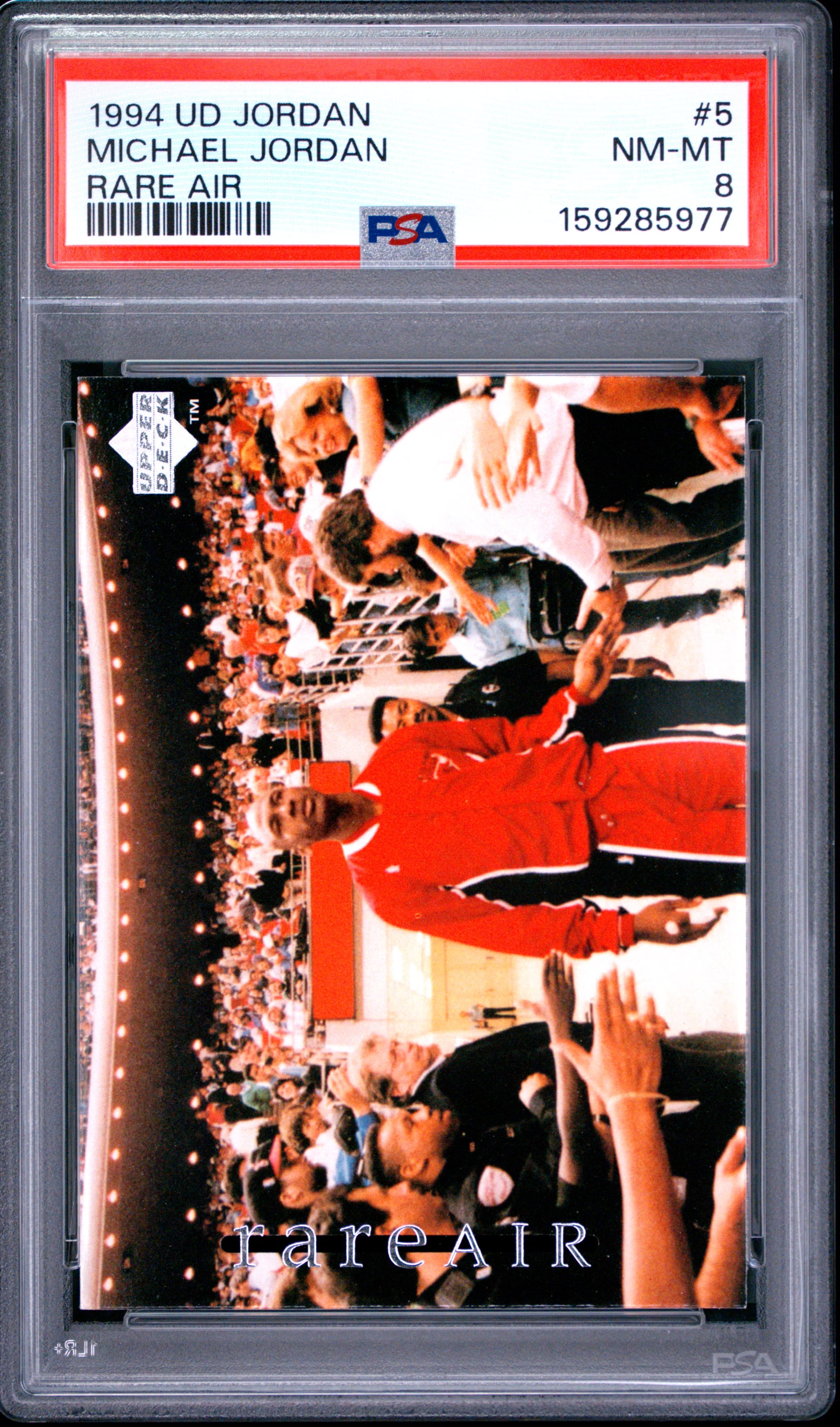 1994 UPPER DECK MJ RARE AIR MICHAEL JORDAN #5 RARE AIR NM-MT 8 159285977