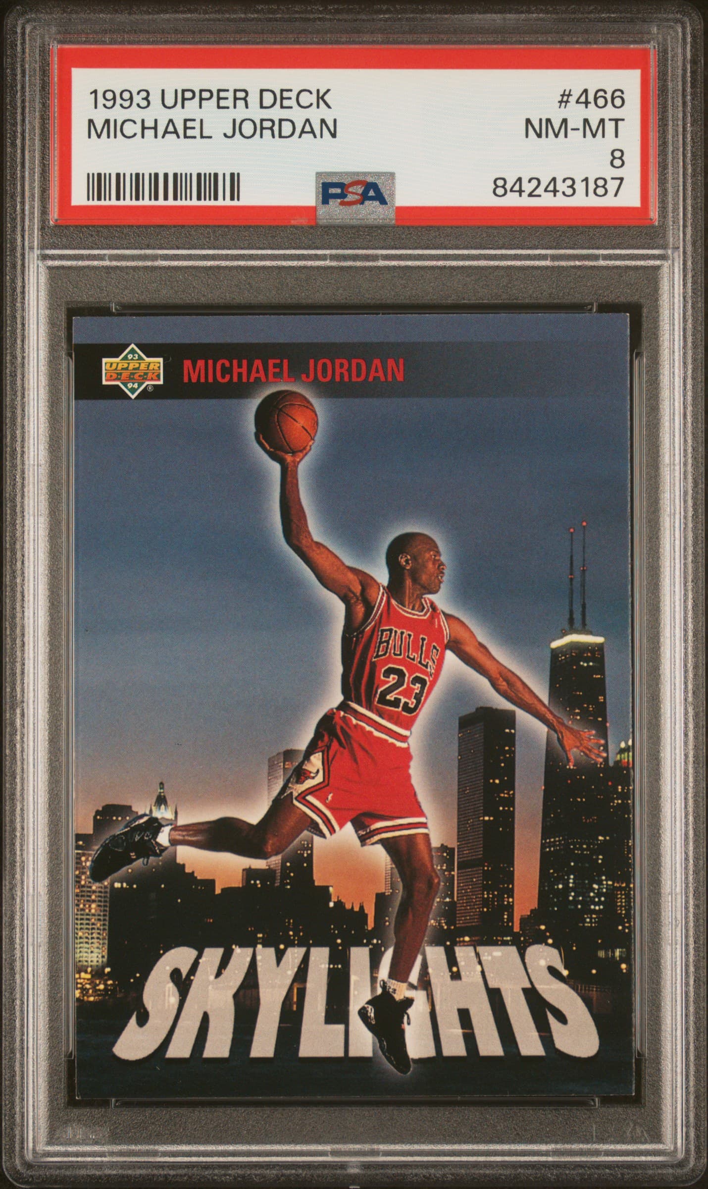 1993 UPPER DECK MICHAEL JORDAN #466 NM-MT 8 84243187