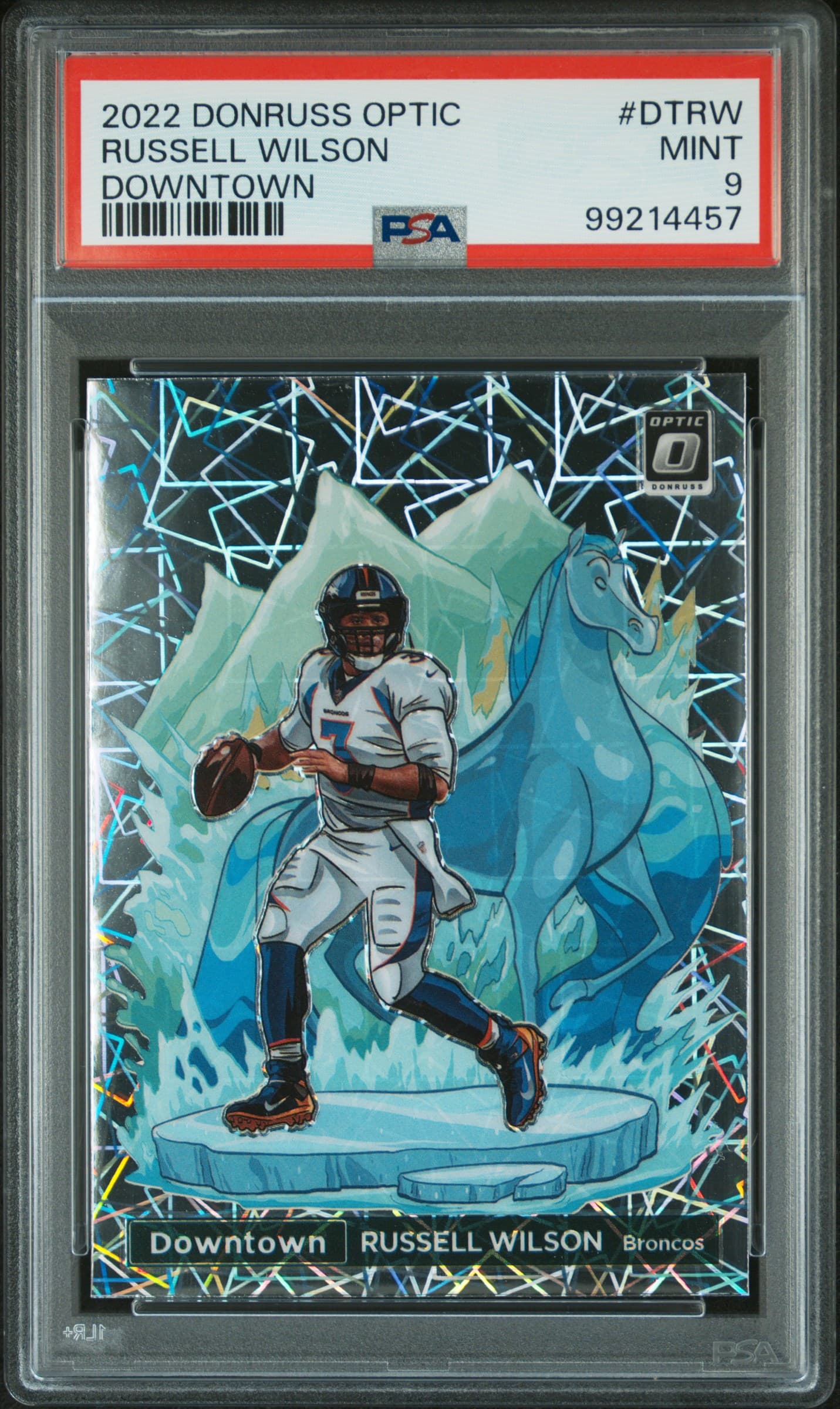 2022 PANINI DONRUSS OPTIC DOWNTOWN RUSSELL WILSON #DTRW DOWNTOWN MINT 9 99214457
