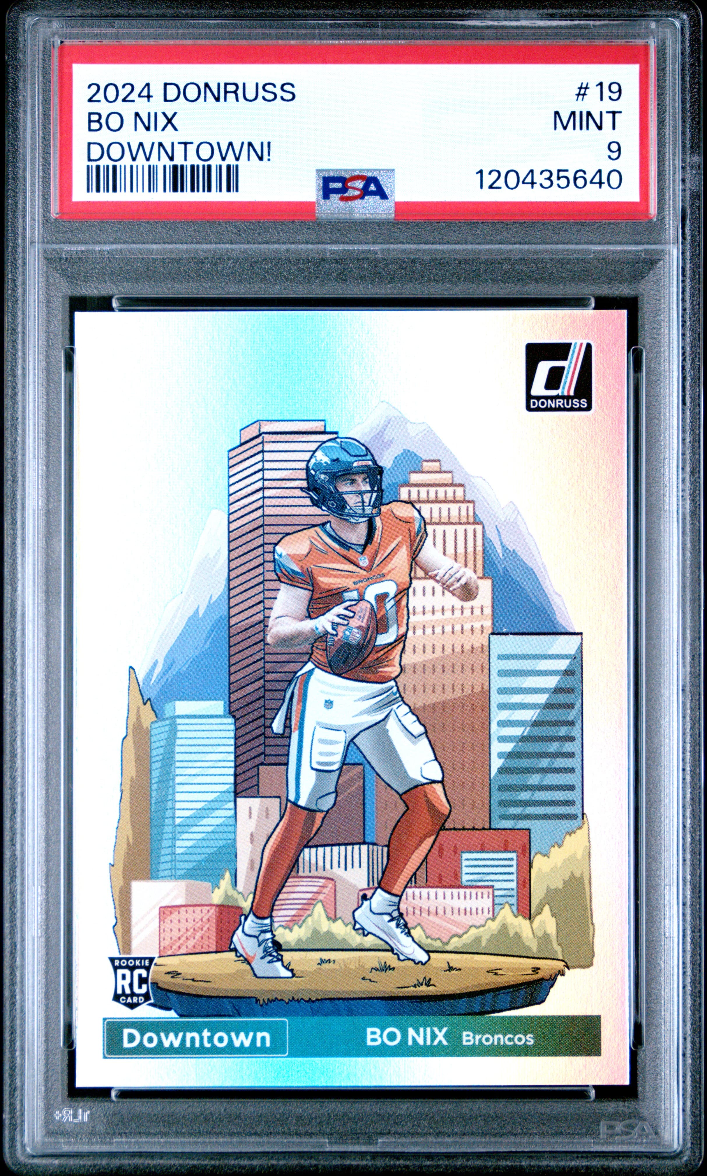 2024 PANINI DONRUSS DOWNTOWN! BO NIX #19 MINT 9 120435640