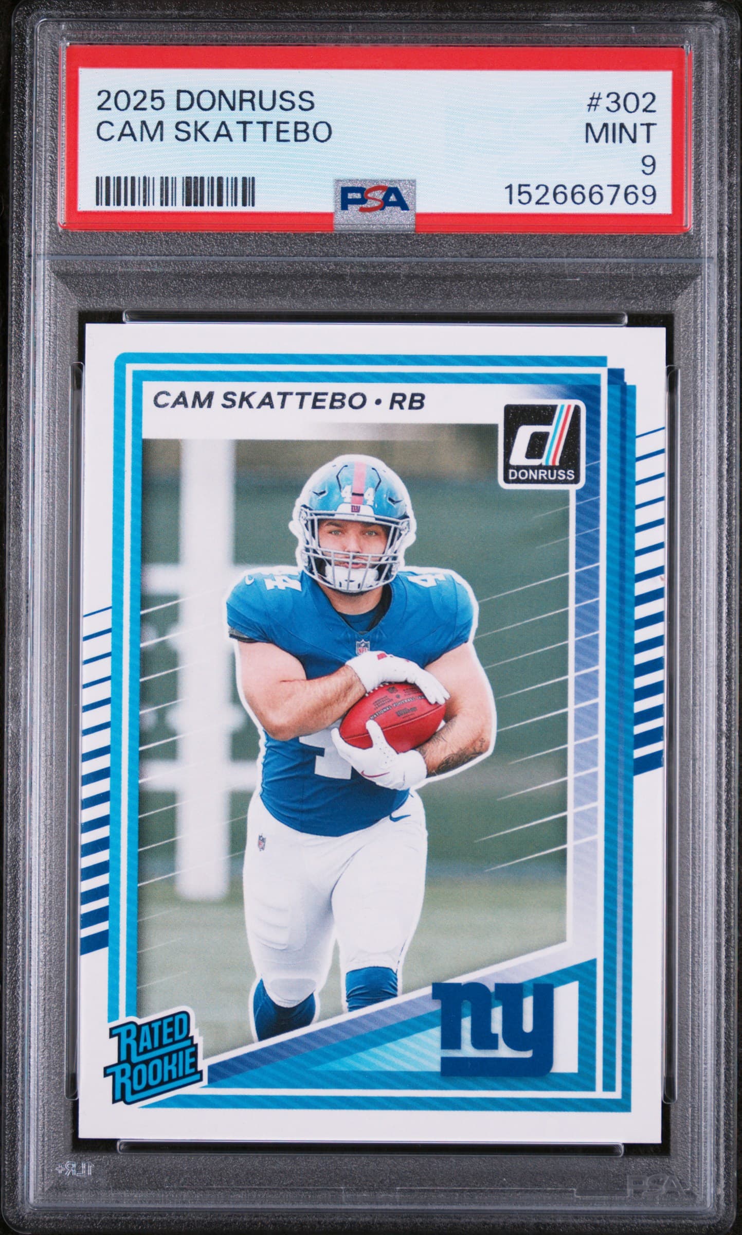2025 PANINI DONRUSS CAM SKATTEBO #302 MINT 9 152666769