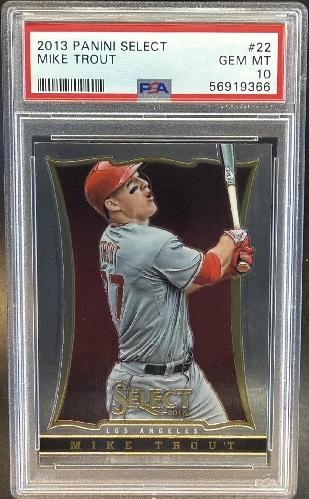2013 PANINI SELECT MIKE TROUT #22 GEM MT 10 56919366
