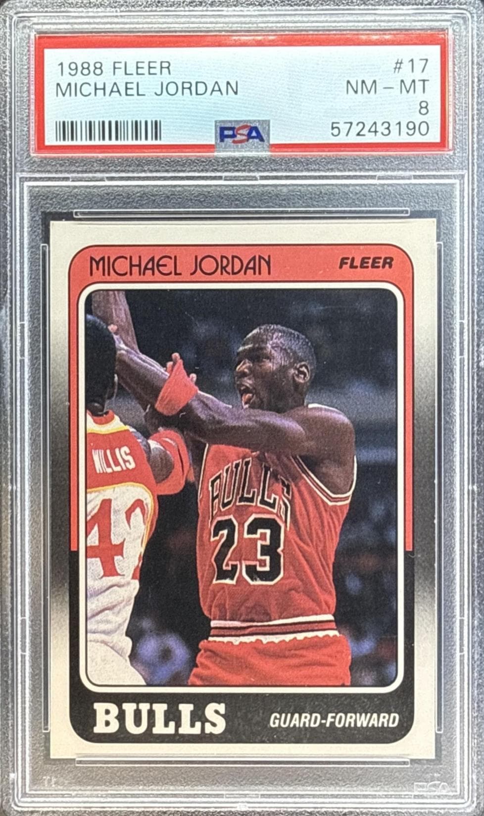 1988 FLEER MICHAEL JORDAN #17 NM-MT 8 57243190