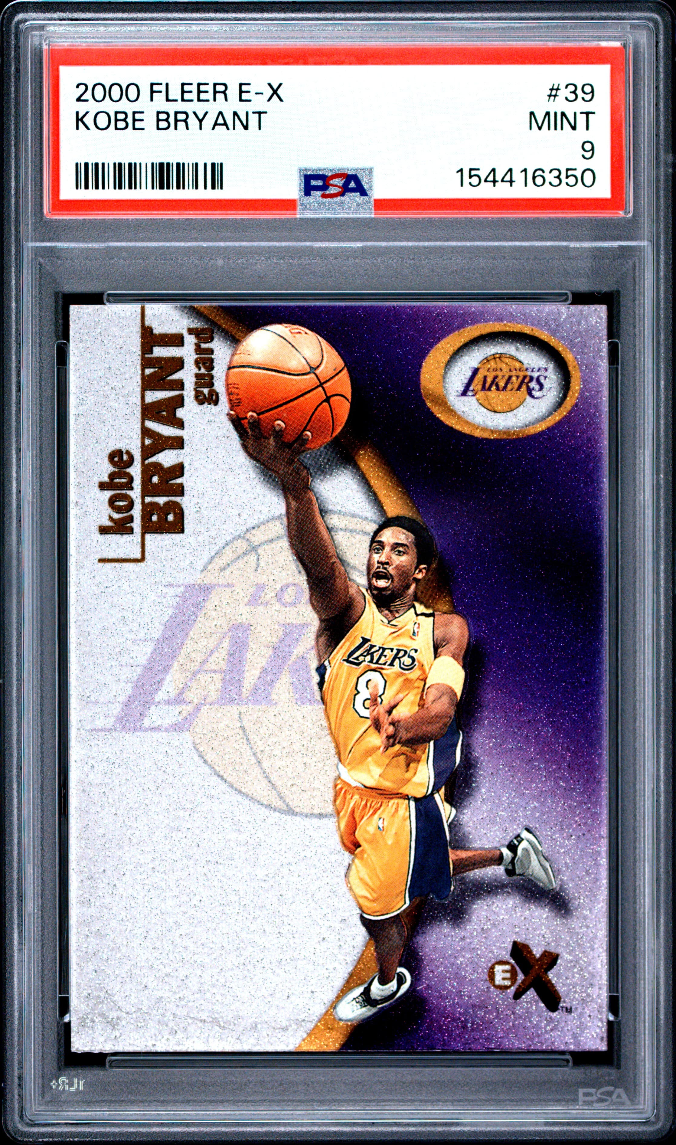 2000 FLEER E-X KOBE BRYANT #39 MINT 9 154416350