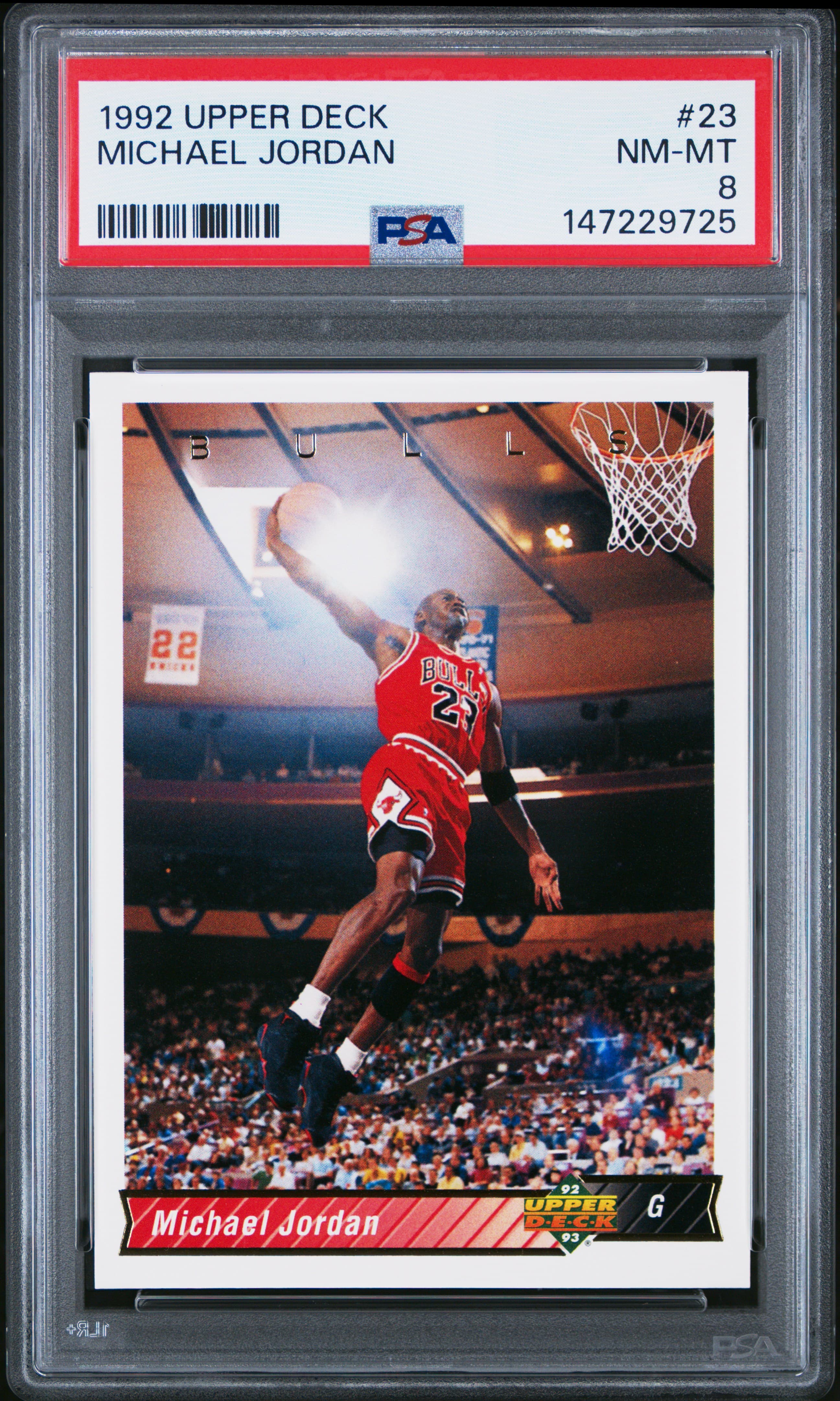 1992 UPPER DECK MICHAEL JORDAN #23 NM-MT 8 147229725