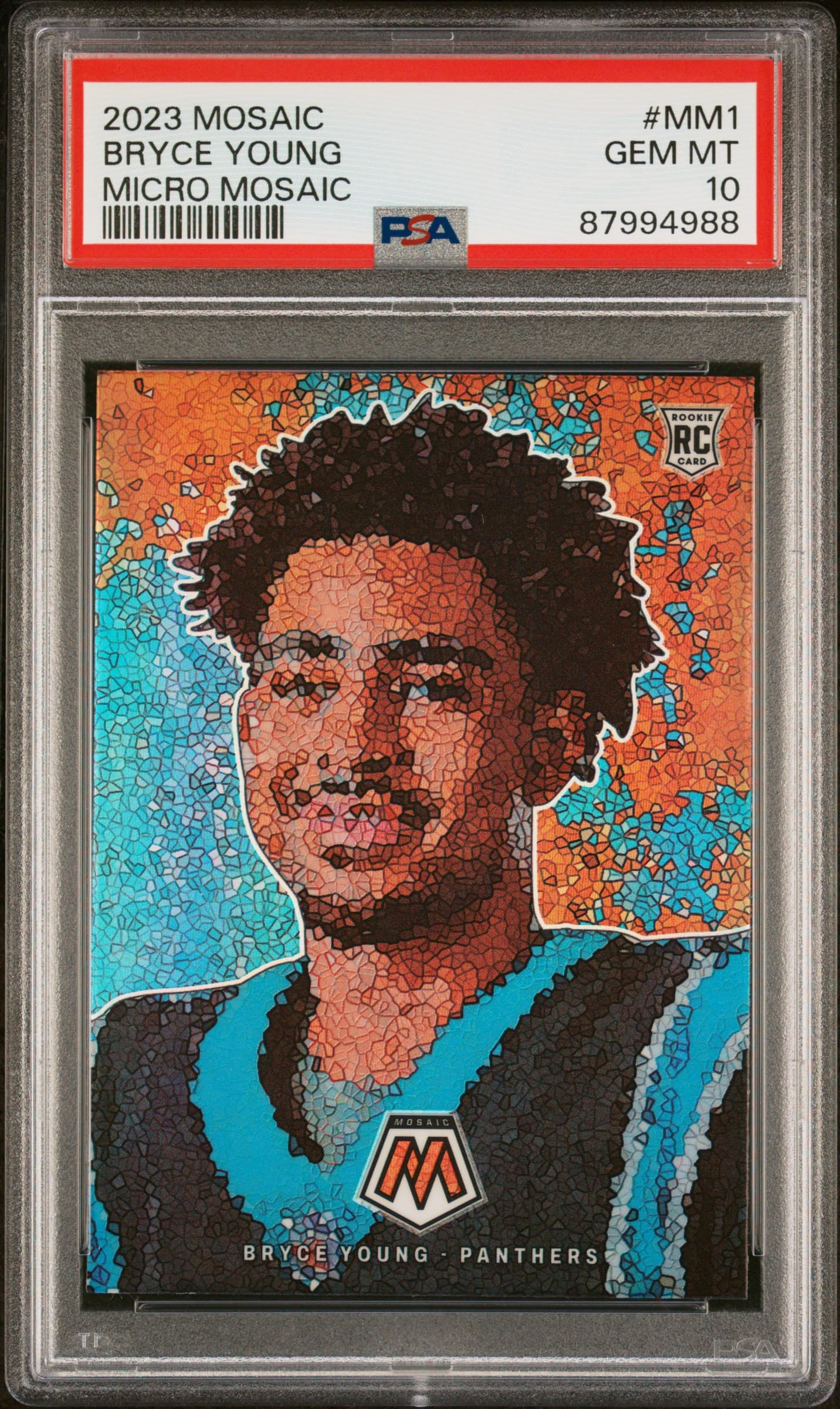 2023 PANINI MOSAIC MICRO MOSAIC BRYCE YOUNG #MM1 GEM MT 10 87994988