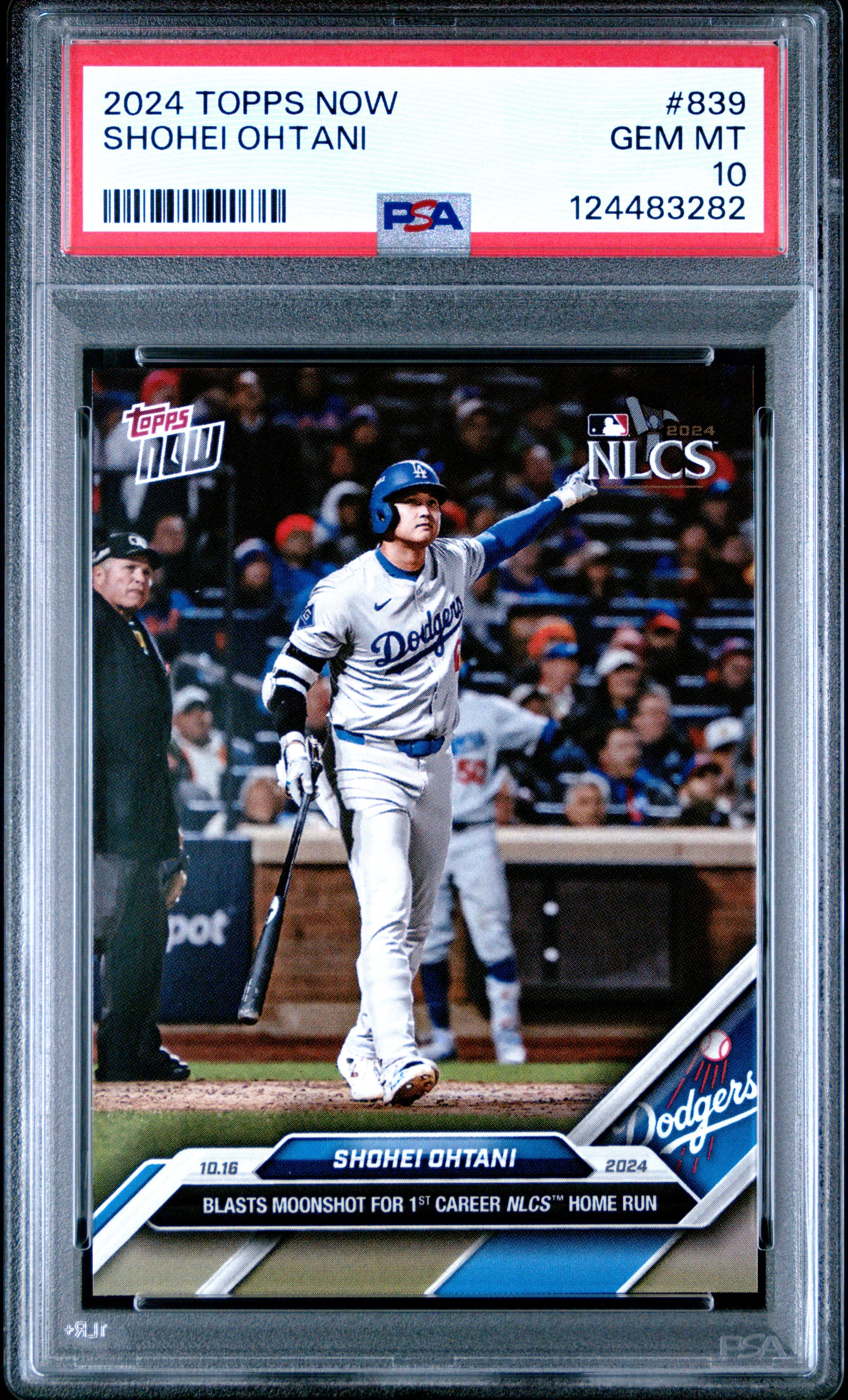 2024 TOPPS NOW SHOHEI OHTANI #839 GEM MT 10 124483282