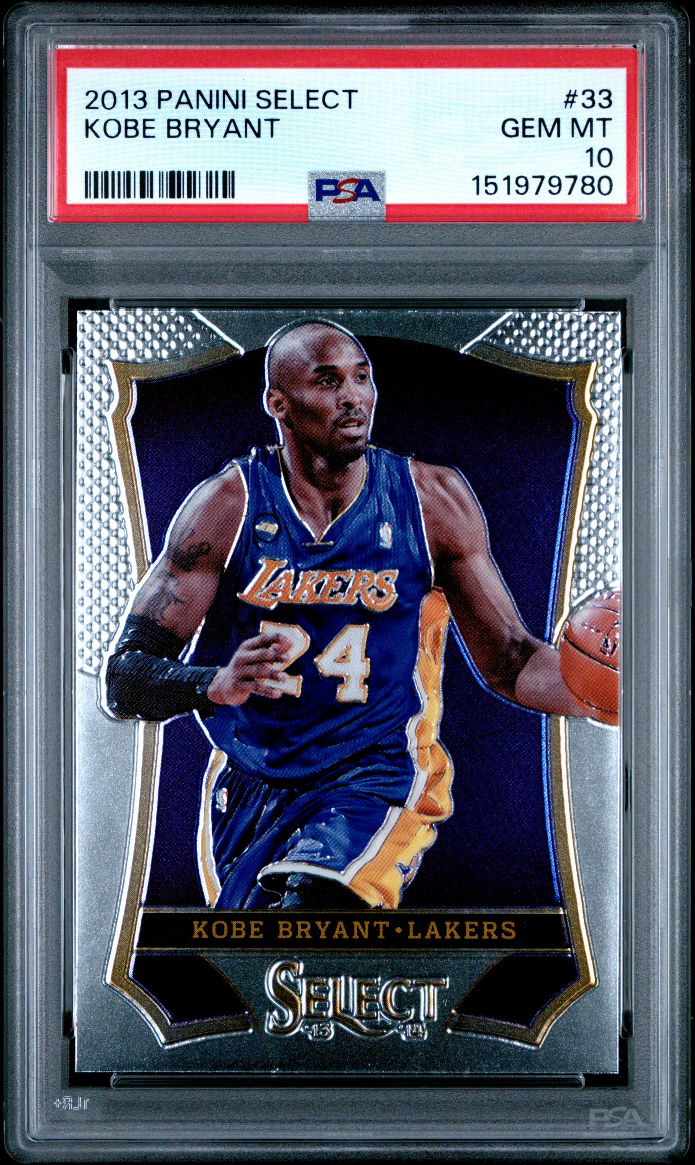 2013 PANINI SELECT KOBE BRYANT #33 GEM MT 10 151979780