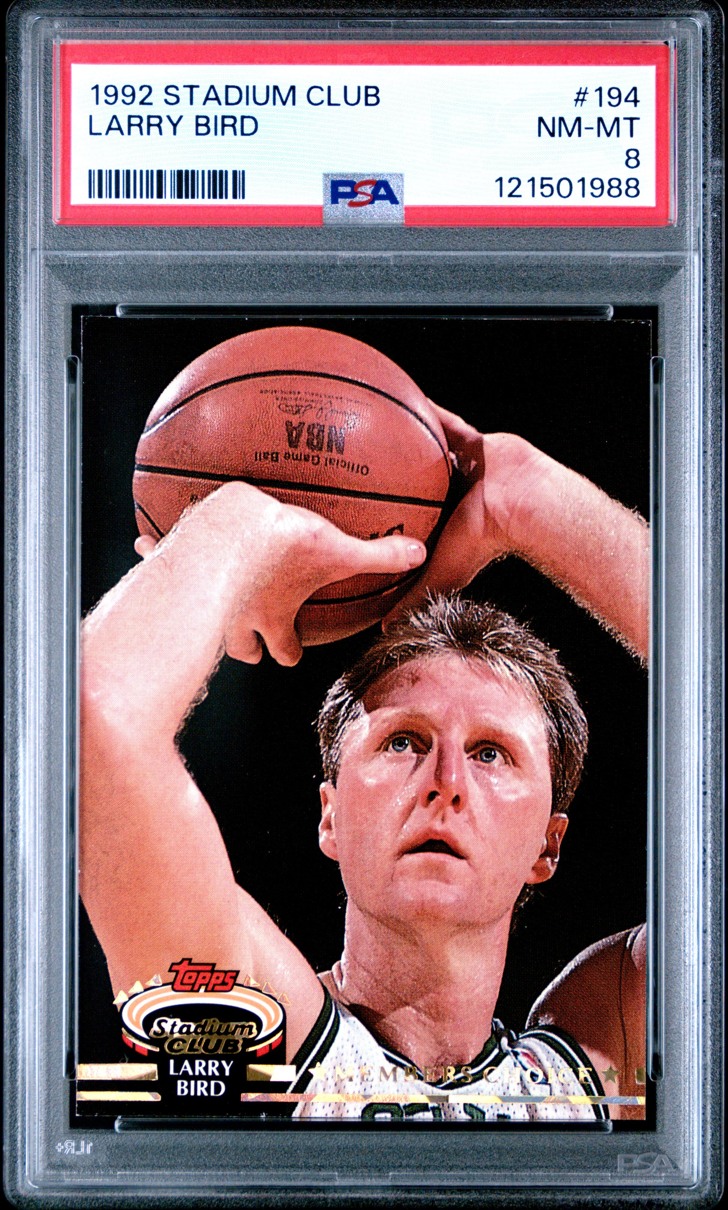 1992 STADIUM CLUB LARRY BIRD #194 NM-MT 8 121501988