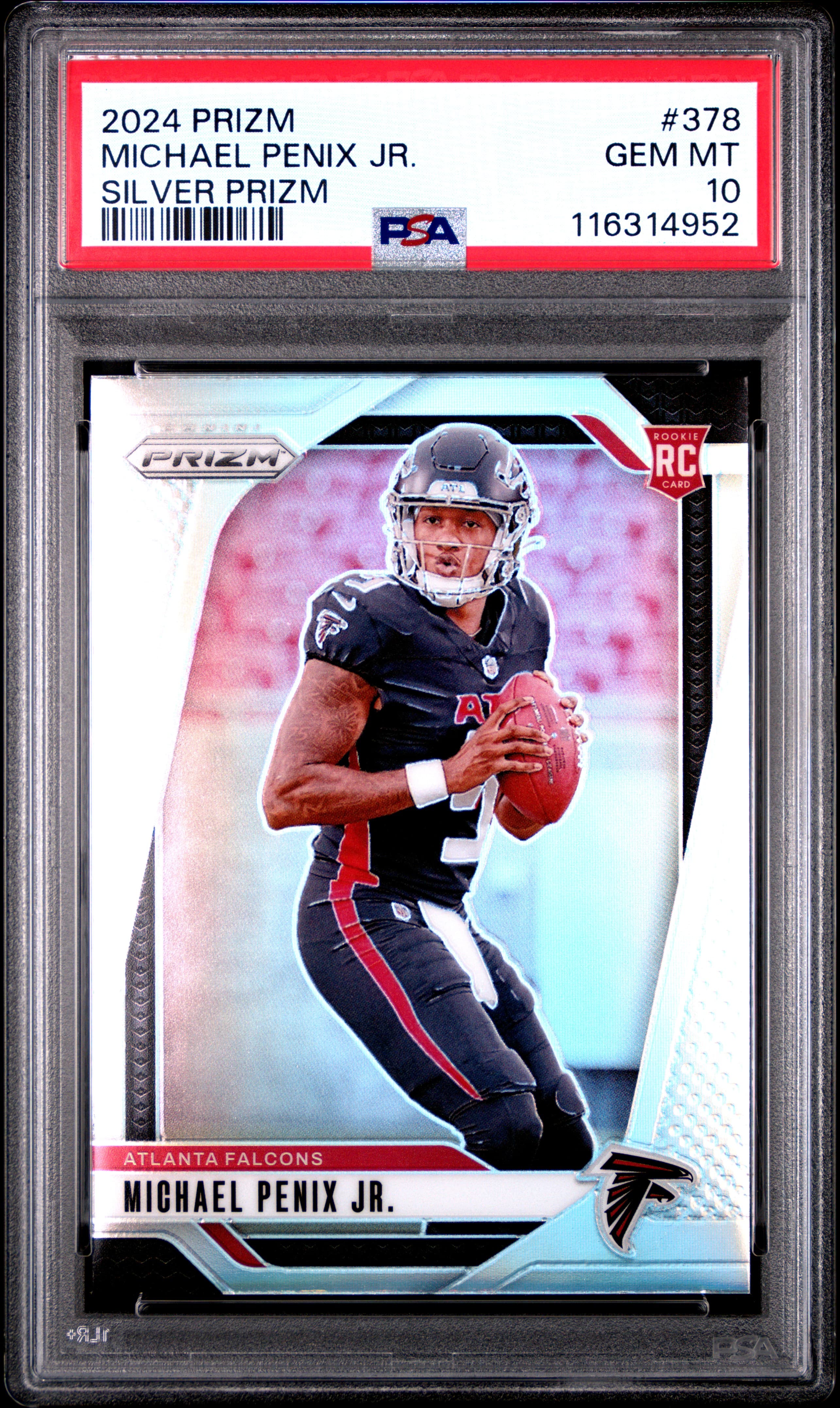 2024 PANINI PRIZM MICHAEL PENIX JR. #378 SILVER PRIZM GEM MT 10 116314952