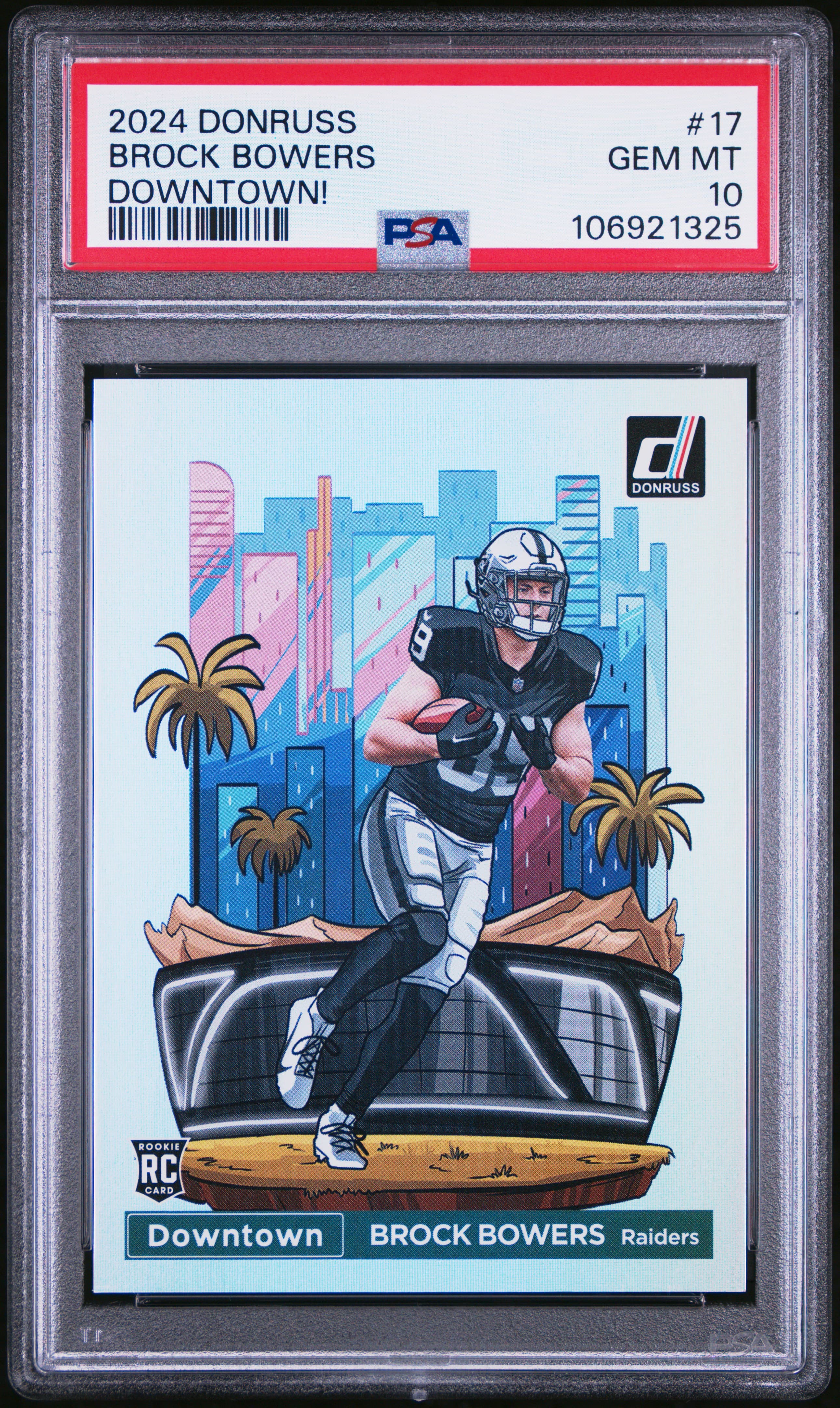 2024 PANINI DONRUSS DOWNTOWN! BROCK BOWERS #17 GEM MT 10 106921325