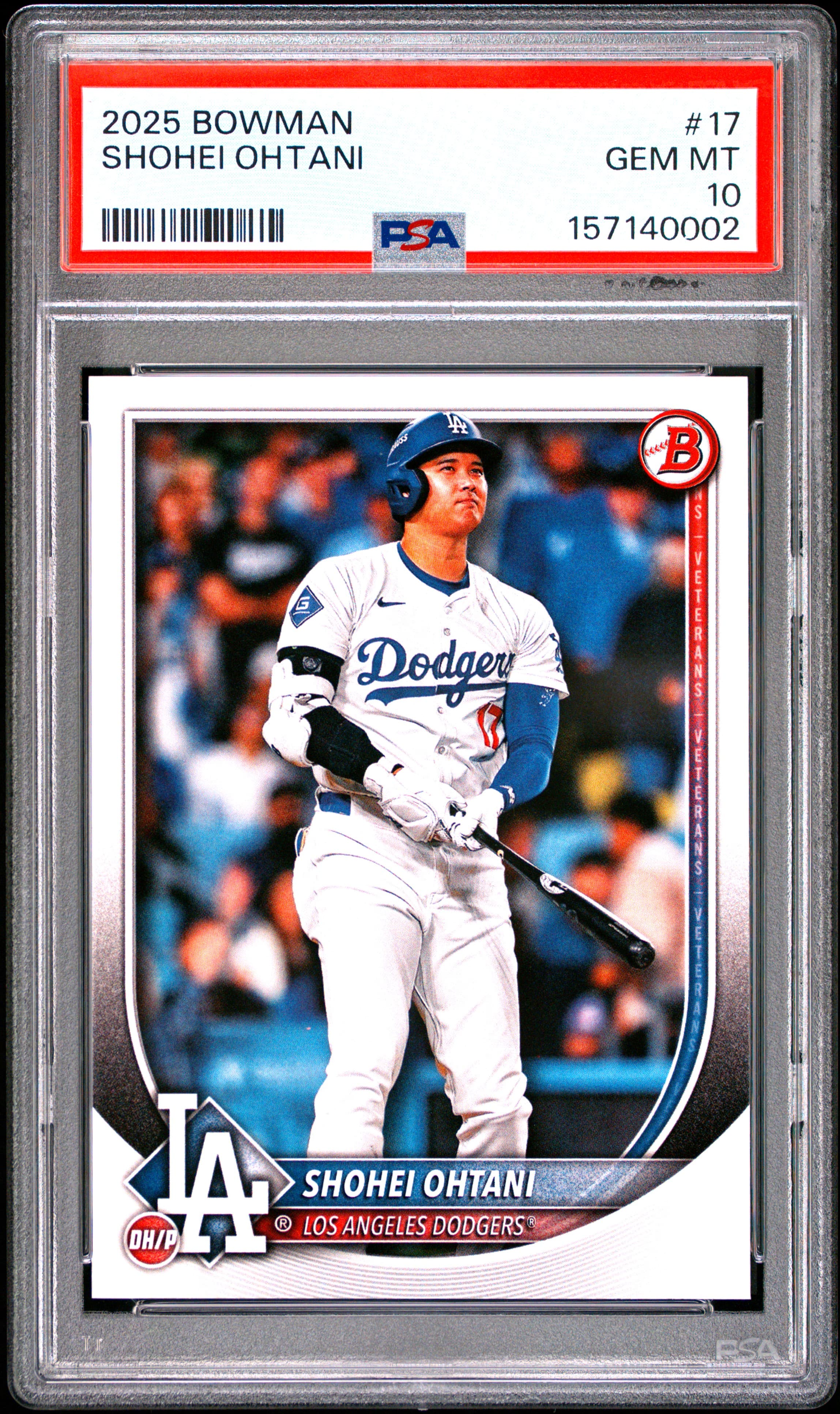 2025 BOWMAN SHOHEI OHTANI #17 GEM MT 10 157140002