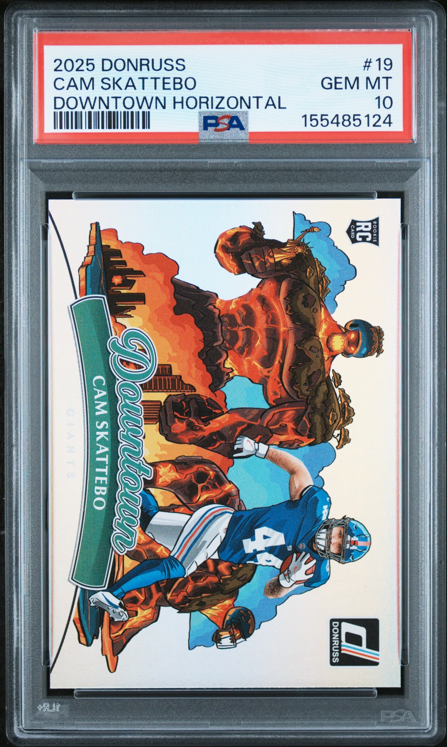 2025 PANINI DONRUSS DOWNTOWN HORIZONTAL CAM SKATTEBO #19 GEM MT 10 155485124