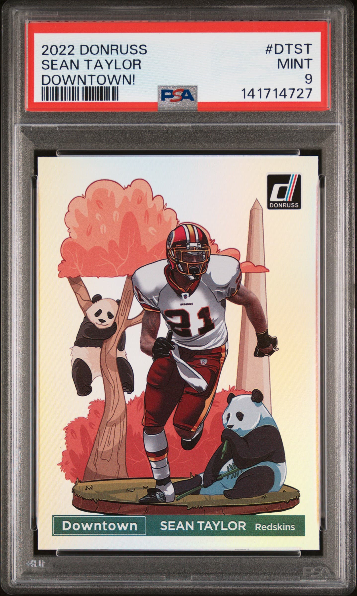 2022 PANINI DONRUSS DOWNTOWN SEAN TAYLOR #DTST DOWNTOWN! MINT 9 141714727