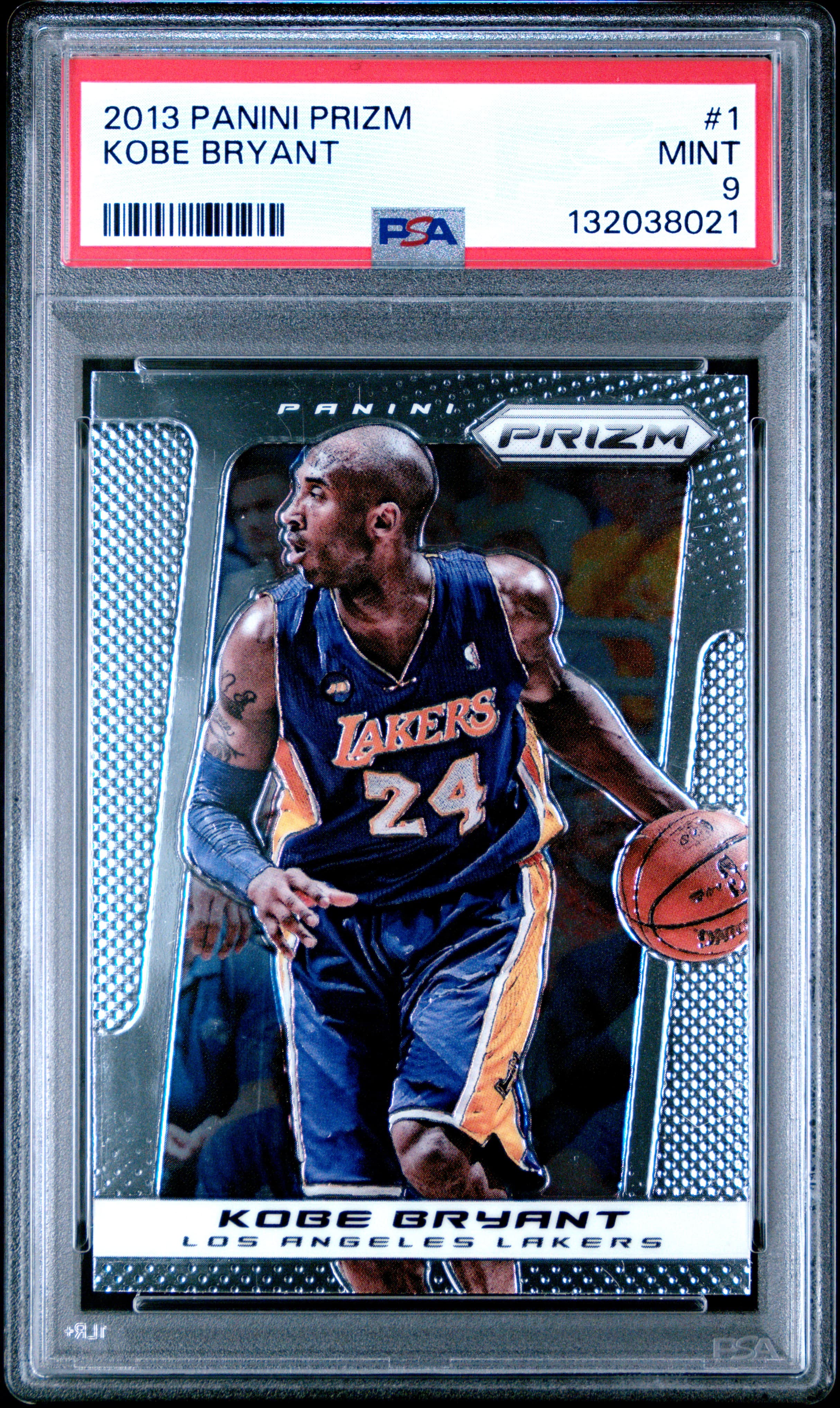 2013 PANINI PRIZM KOBE BRYANT #1 MINT 9 132038021