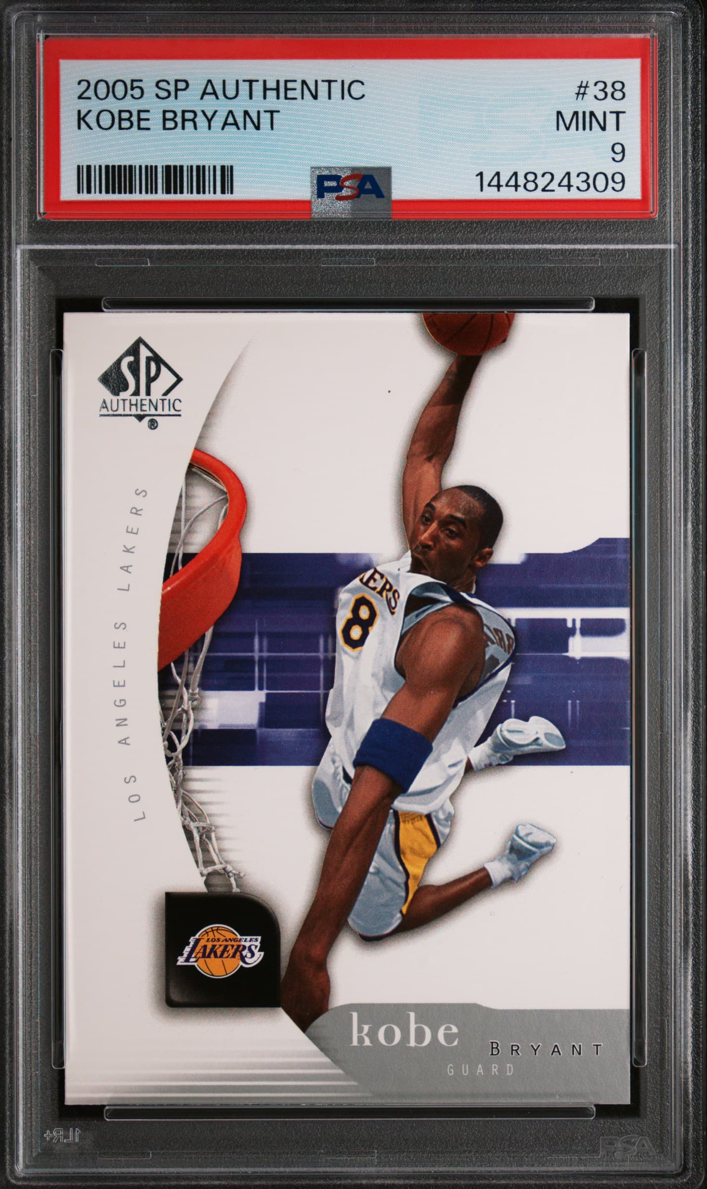 2005 SP AUTHENTIC KOBE BRYANT #38 MINT 9 144824309