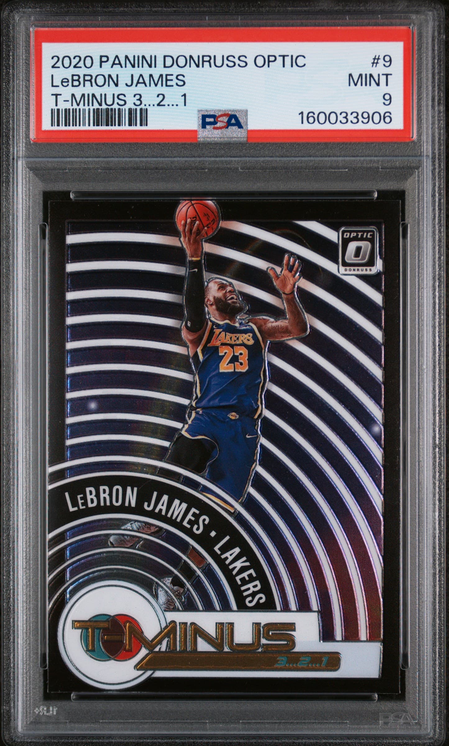 2020 PANINI DONRUSS OPTIC T-MINUS 3...2...1 LeBRON JAMES #9 T-MINUS 3...2...1 MINT 9 160033906