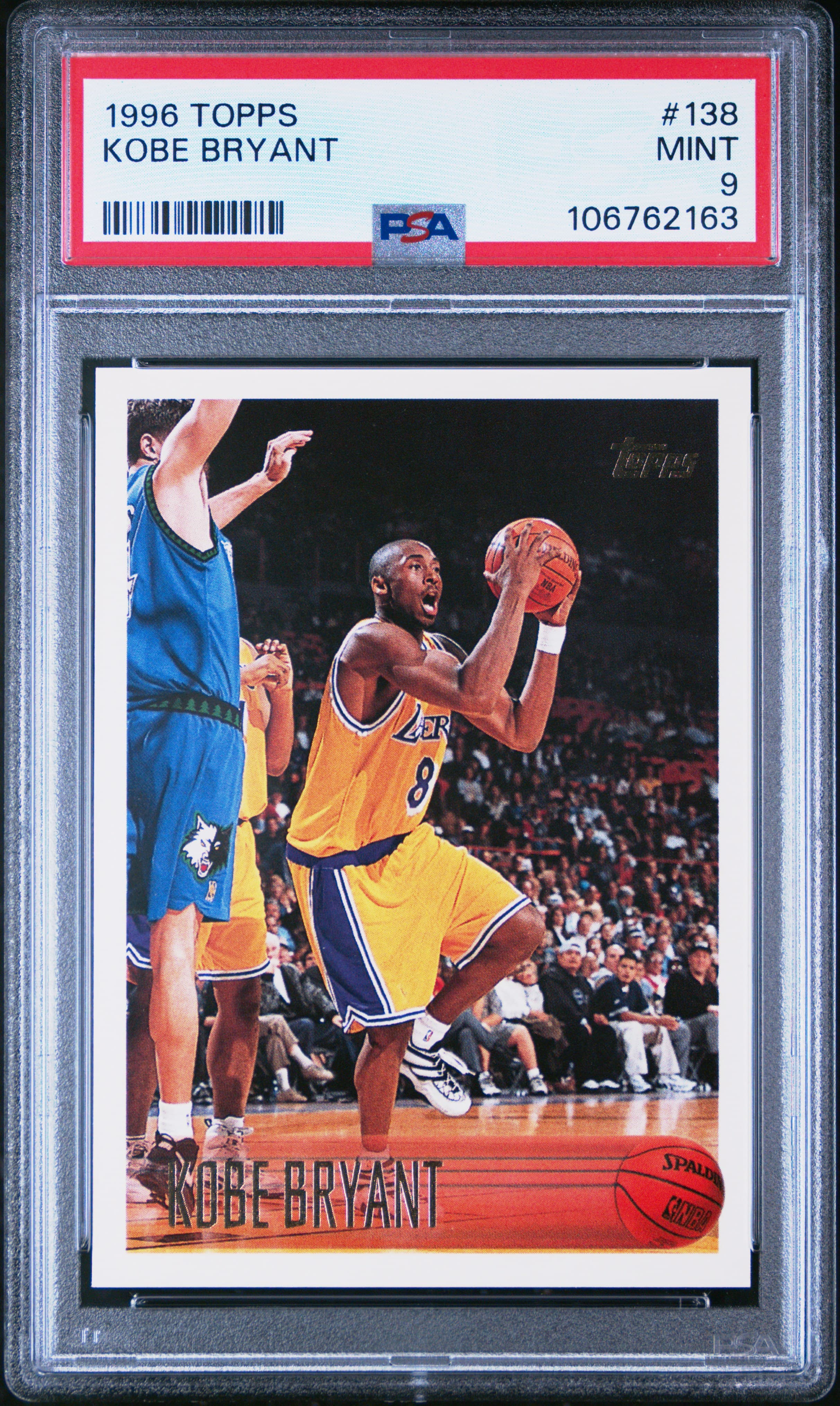 1996 TOPPS KOBE BRYANT #138 MINT 9 106762163