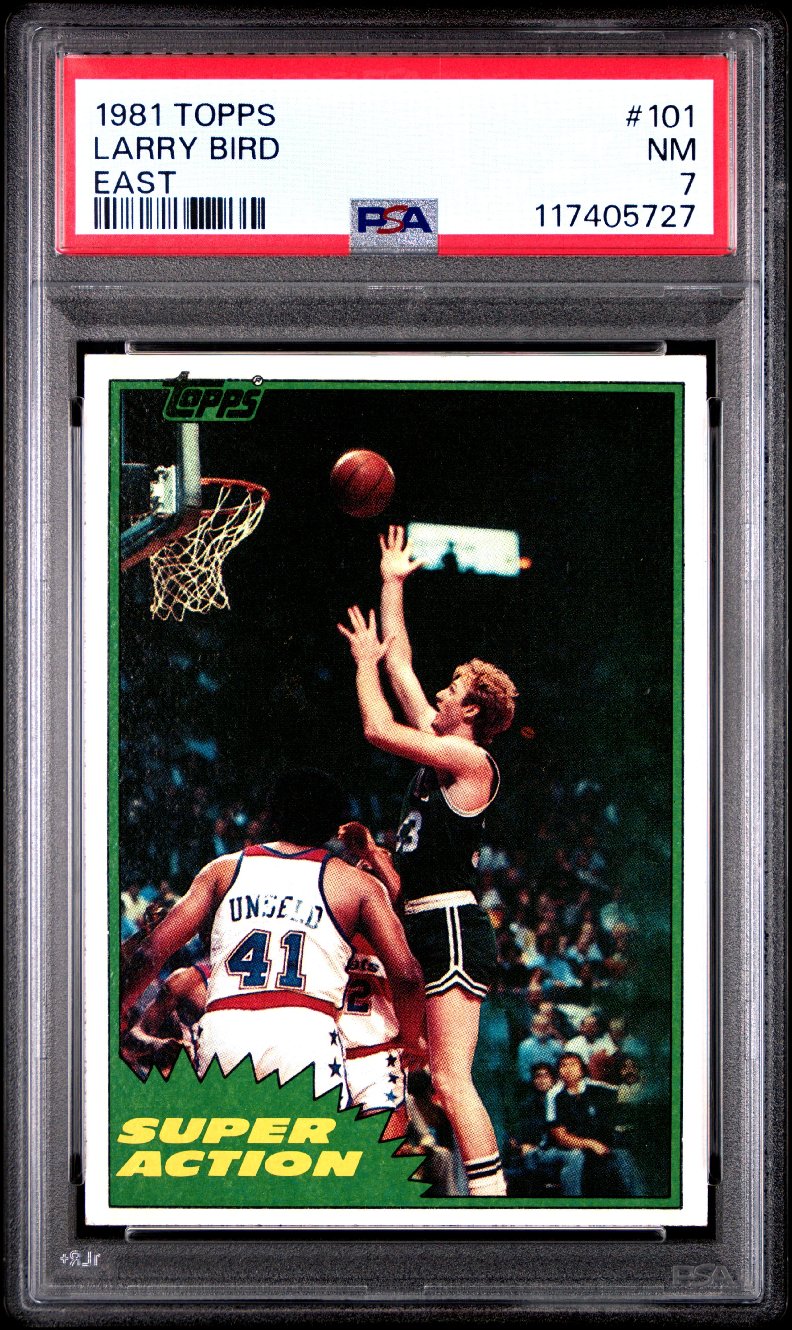 1981 TOPPS LARRY BIRD #101 EAST NM 7 117405727
