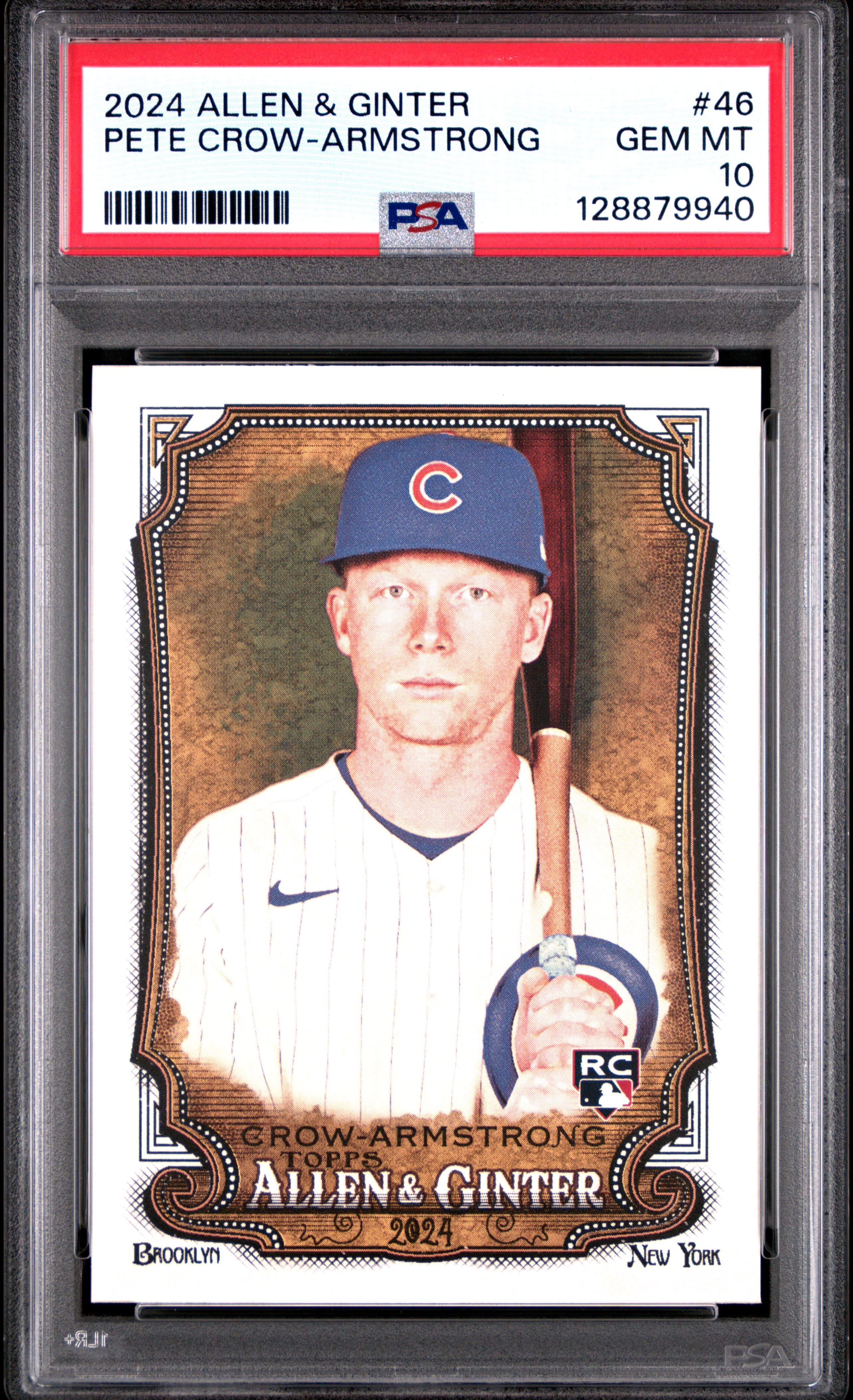 2024 TOPPS ALLEN & GINTER PETE CROW-ARMSTRONG #46 GEM MT 10 128879940