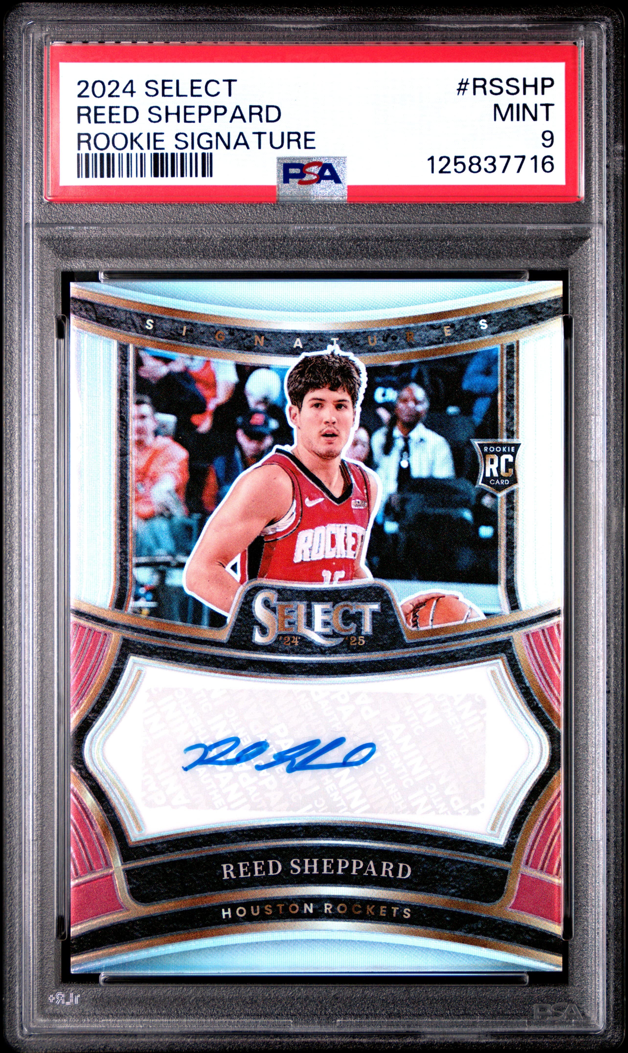 2024 PANINI SELECT ROOKIE SIGNATURES REED SHEPPARD #RSSHP MINT 9 125837716