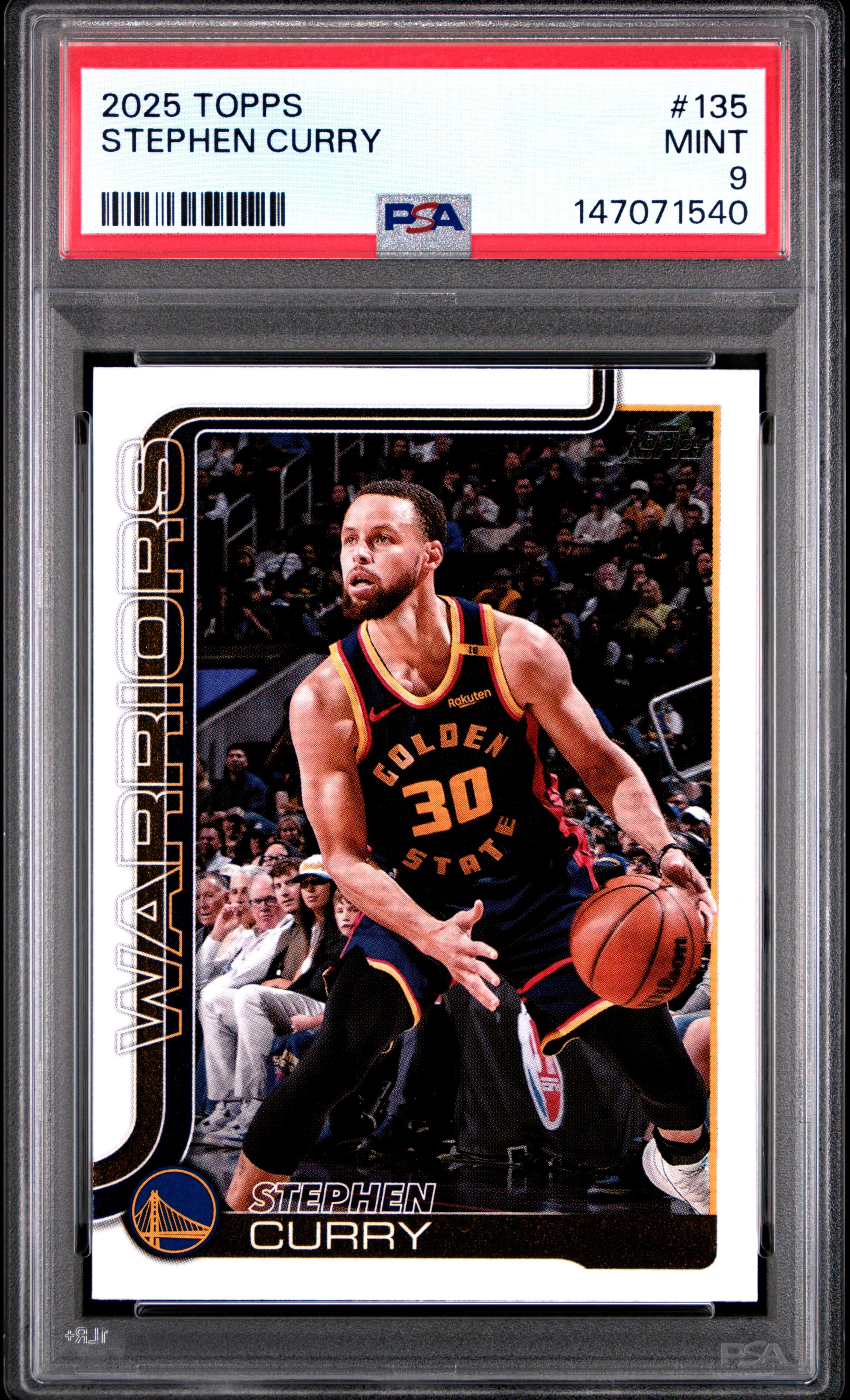 2025 TOPPS STEPHEN CURRY #135 MINT 9 147071540