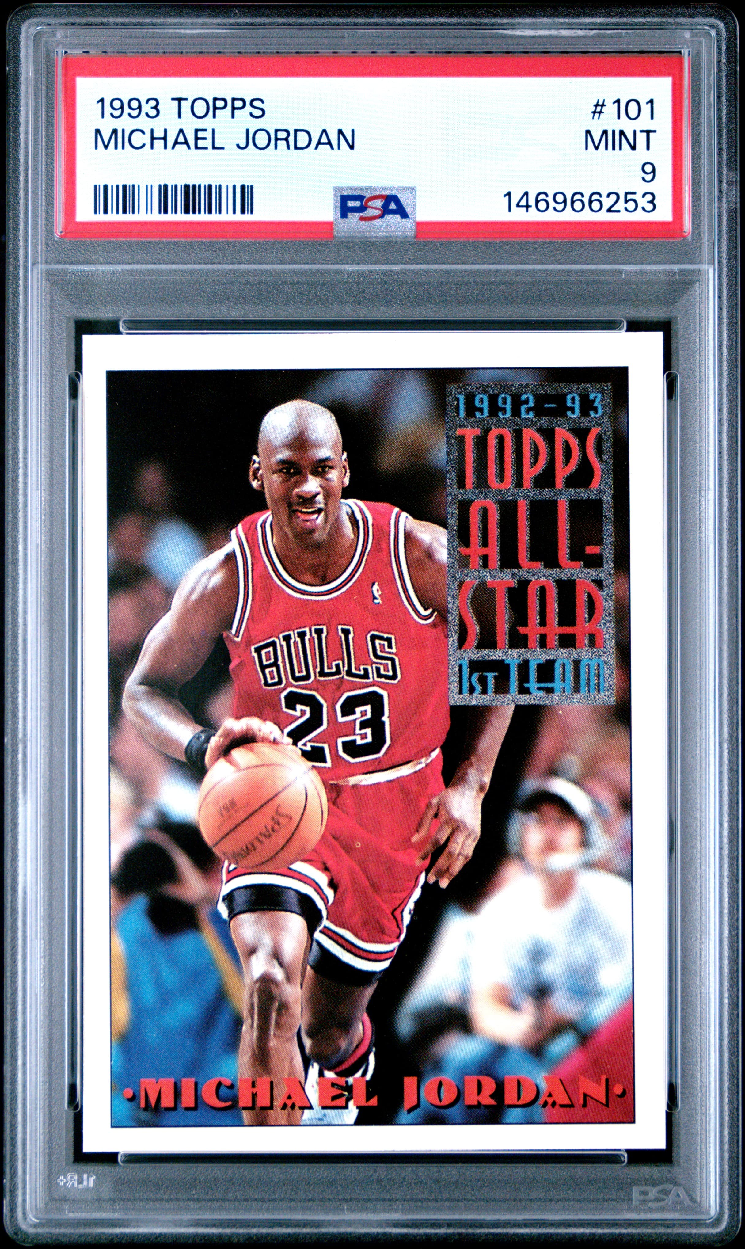 1993 TOPPS MICHAEL JORDAN #101 MINT 9 146966253