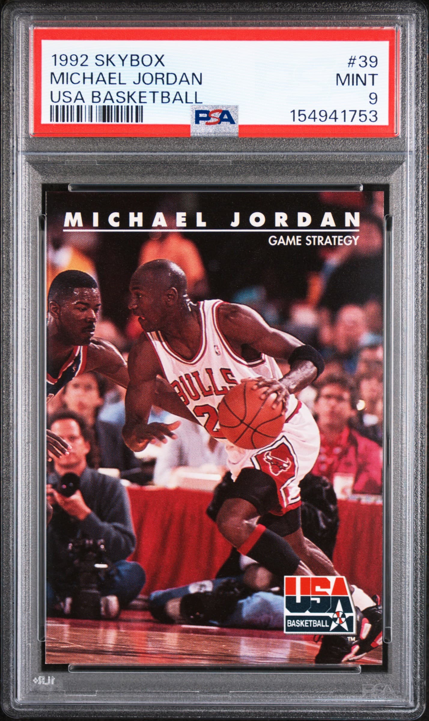 1992 SKYBOX USA BASKETBALL MICHAEL JORDAN #39 USA BASKETBALL MINT 9 154941753