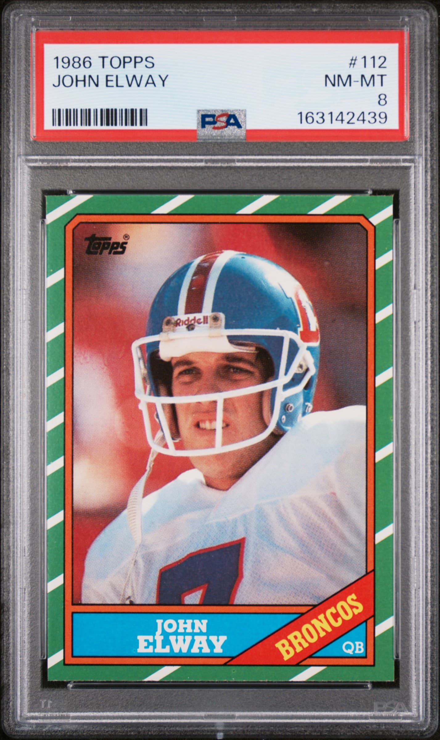 1986 TOPPS JOHN ELWAY #112 NM-MT 8 163142439