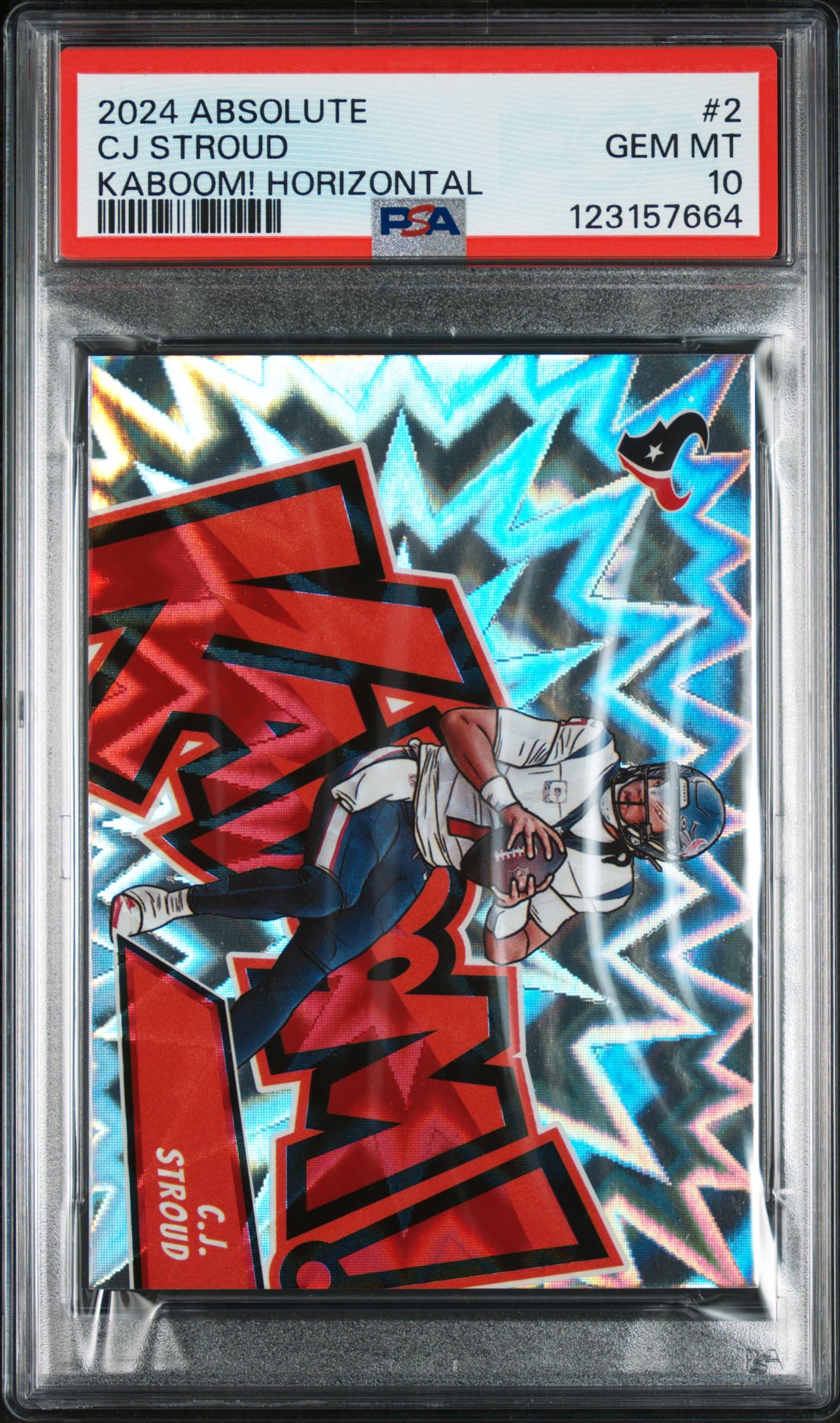 2024 PANINI ABSOLUTE KABOOM! HORIZONTAL CJ STROUD #2 GEM MT 10 123157664