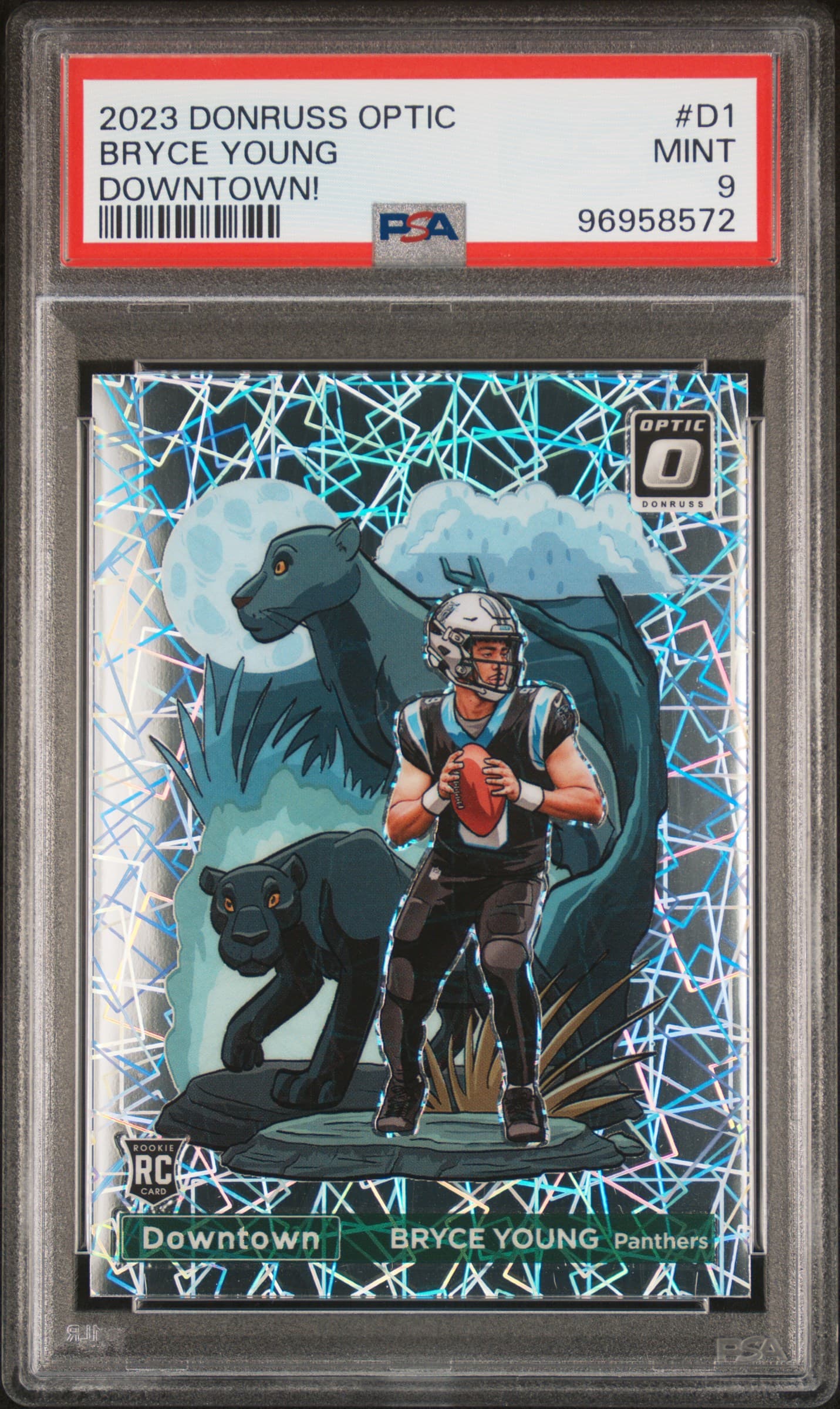 2023 PANINI DONRUSS OPTIC DOWNTOWN! BRYCE YOUNG #D1 MINT 9 96958572