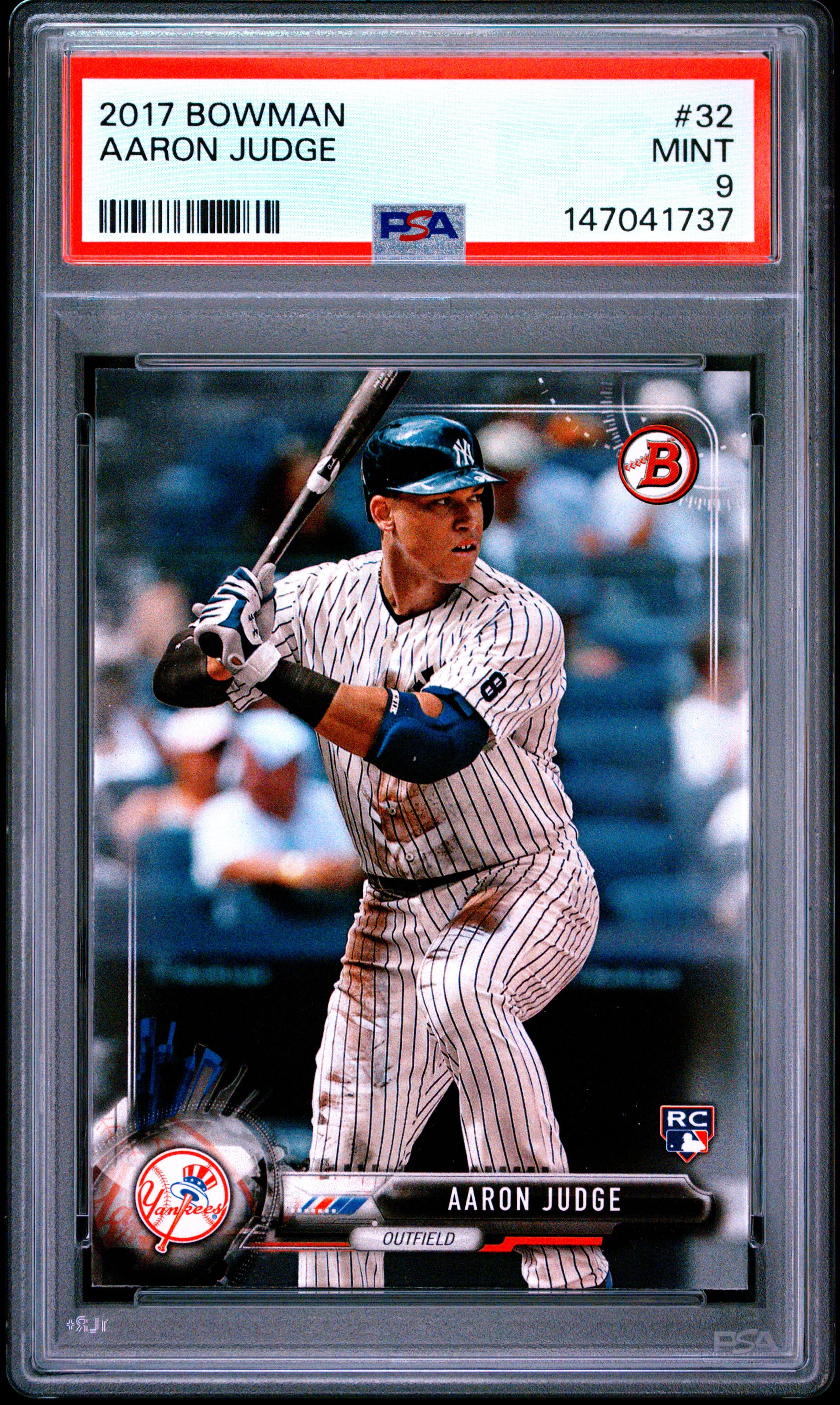 2017 BOWMAN AARON JUDGE #32 MINT 9 147041737
