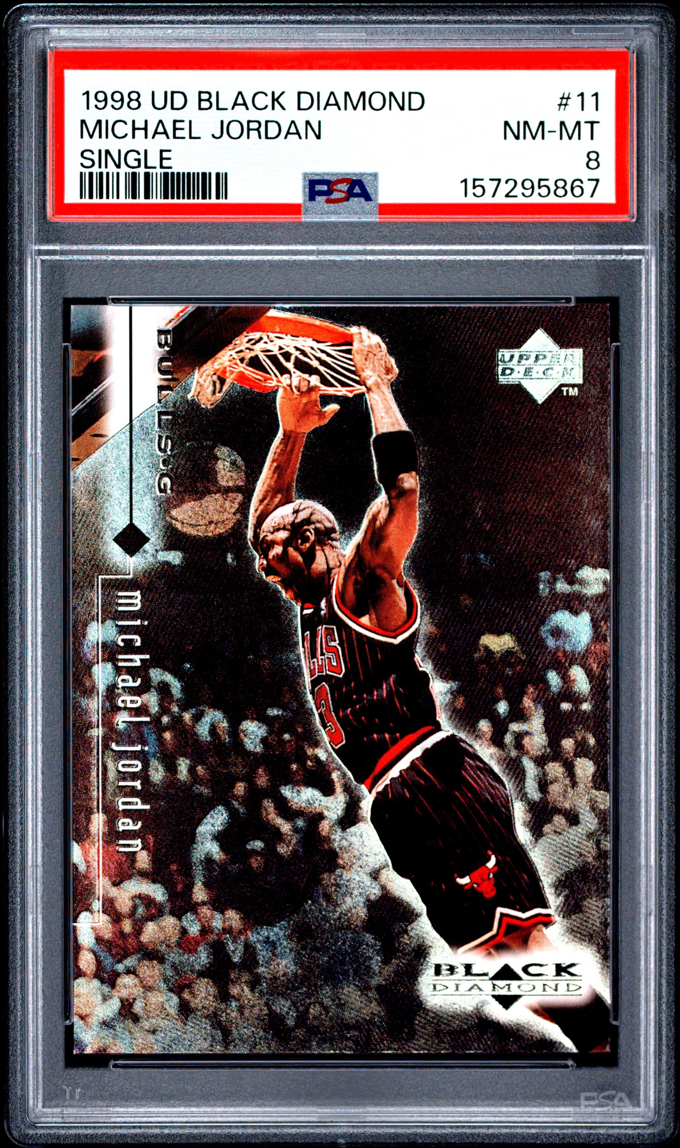 1998 UPPER DECK BLACK DIAMOND MICHAEL JORDAN #11 SINGLE NM-MT 8 157295867